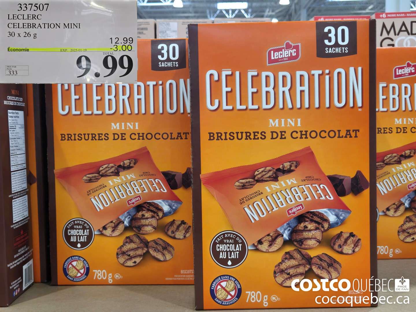 337507 LECLERC CELEBRATION MINI 30 x 26g  2025-01-19 ($3.00 INSTANT SAVINGS) $9.99
