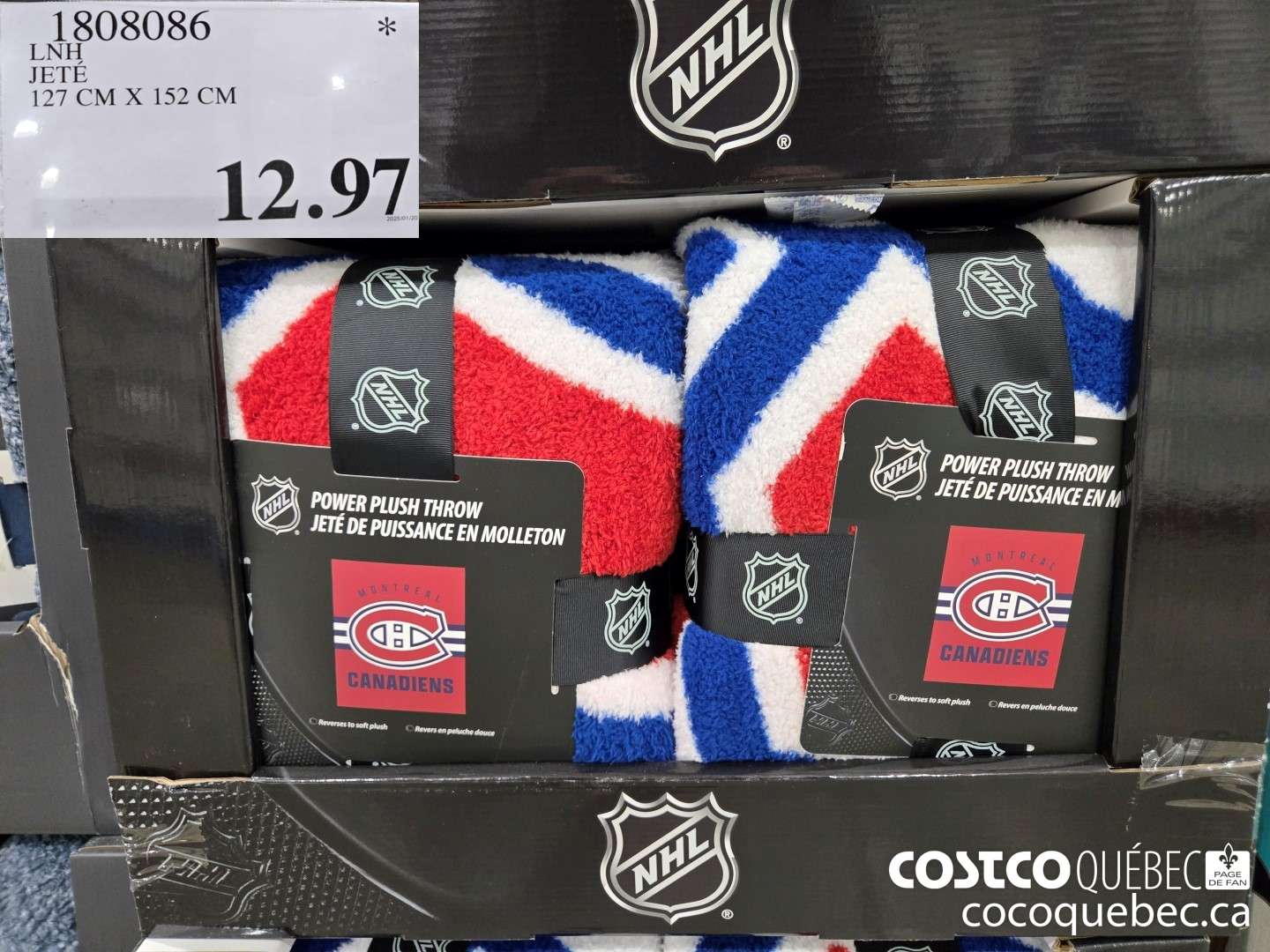 1808086 LNH JETE 127 CM X 152 Gm  $12.99