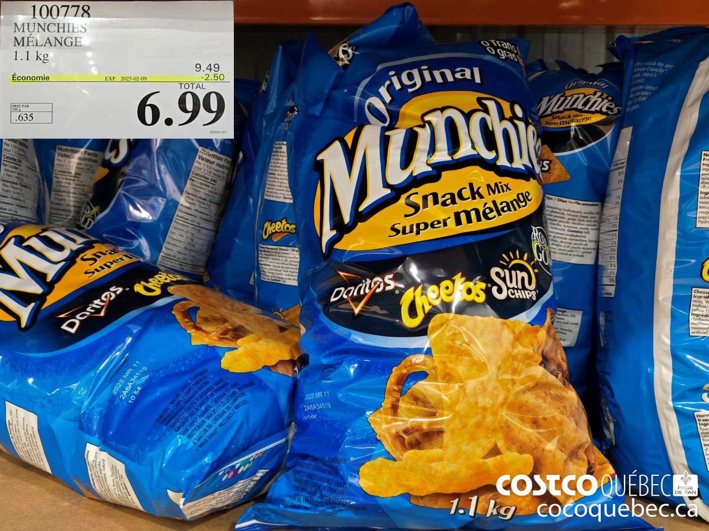 100778 MUNCHIES  ($2.50 INSTANT SAVINGS EXPIRES ON 2025-02-09) $6.99