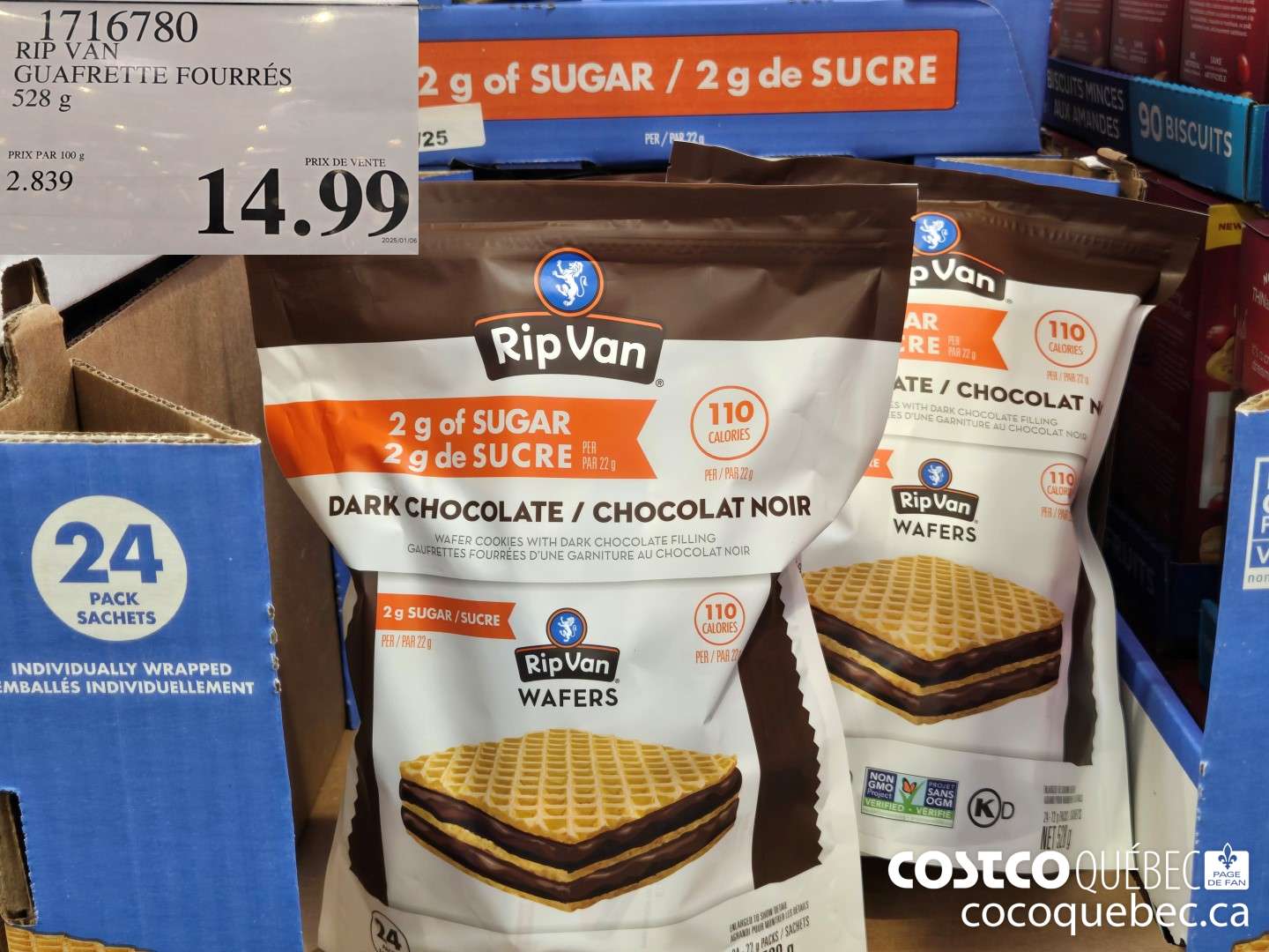 1716780 RIP VAN GUAFRET ITE FOURRES 528 g  $14.99