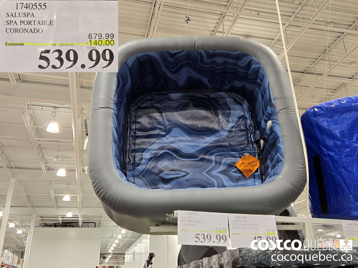 1740555 SALUSPA SPA PORTABLE CORONADO  ($140.00 INSTANT SAVINGS EXPIRES ON 2025-01-26) $539.99