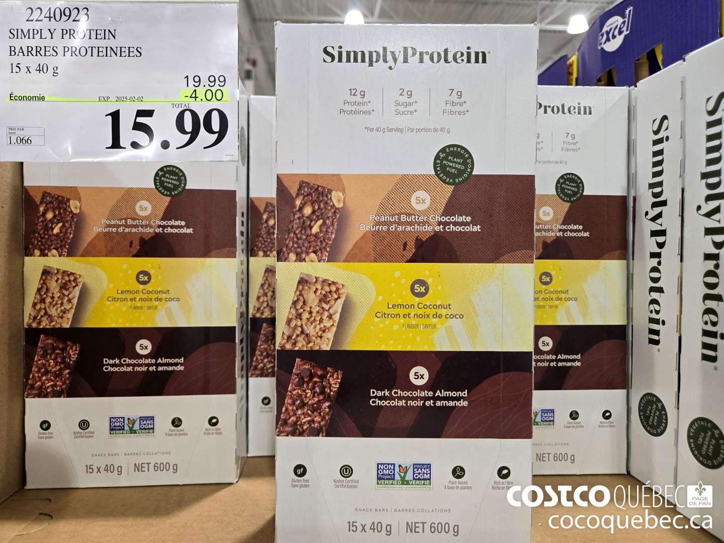 2240923 SIMPLY PROTEIN  ($4.00 INSTANT SAVINGS EXPIRES ON 2025-02-02) $15.99