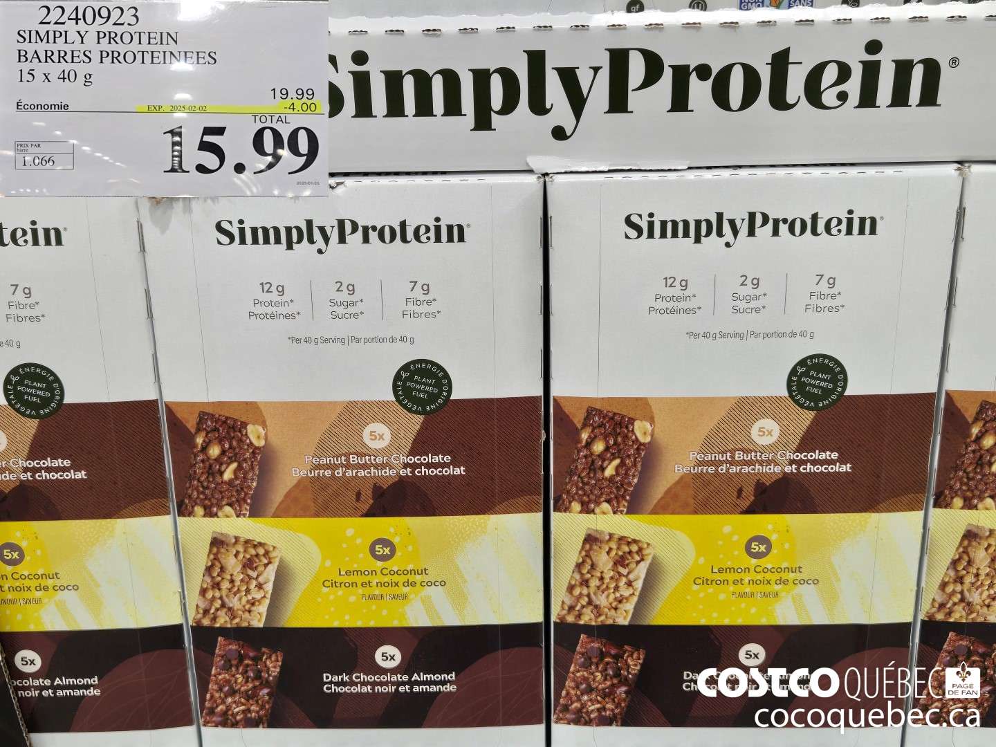 2240923 SIMPLY PROTEIN  ($4.00 INSTANT SAVINGS EXPIRES ON 2025-02-02) $15.99