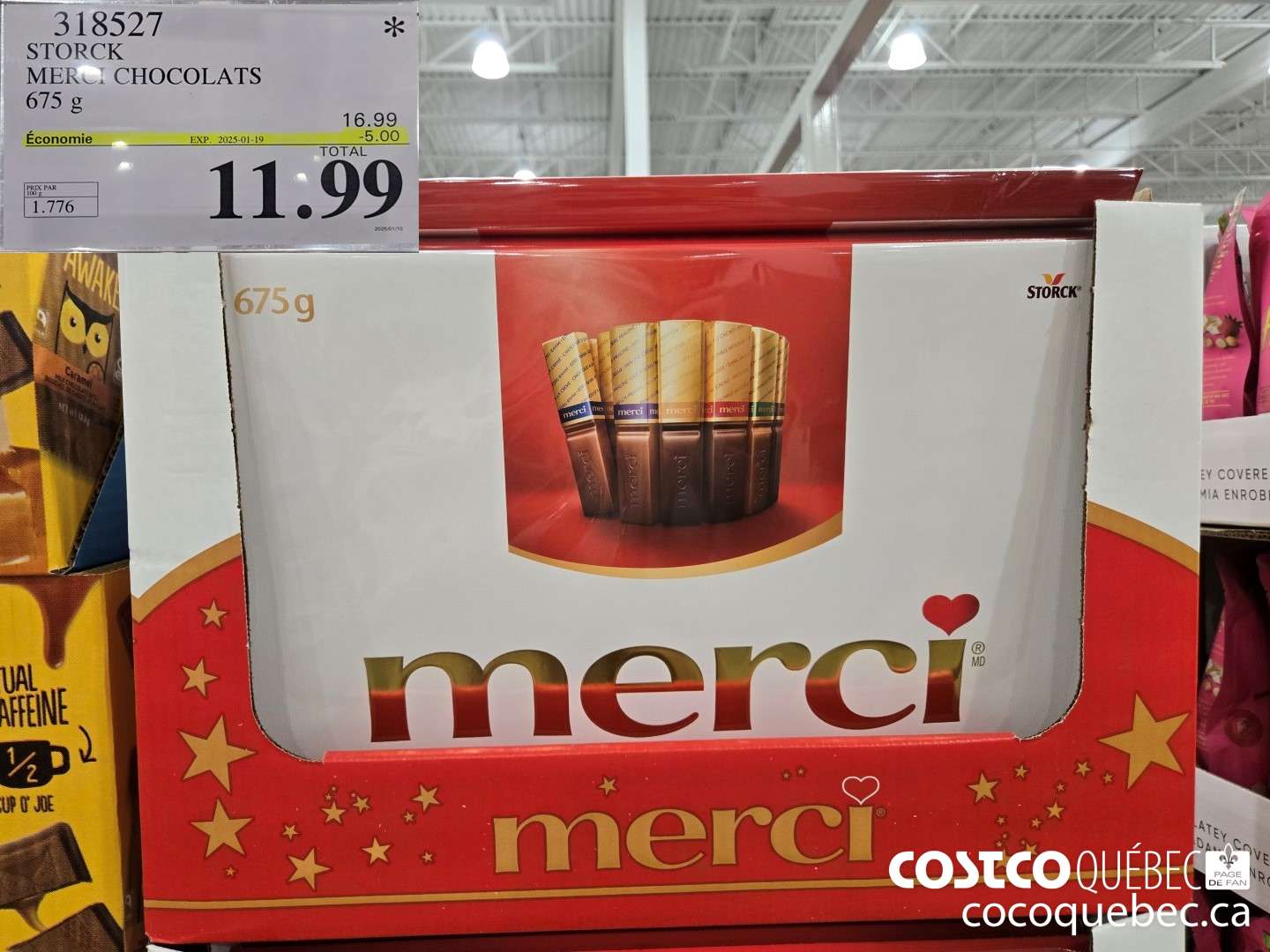 318527 STORCK MERCI CHOCOLATS ($5.00 INSTANT SAVINGS EXPIRES ON 2025-01-19) $11.99