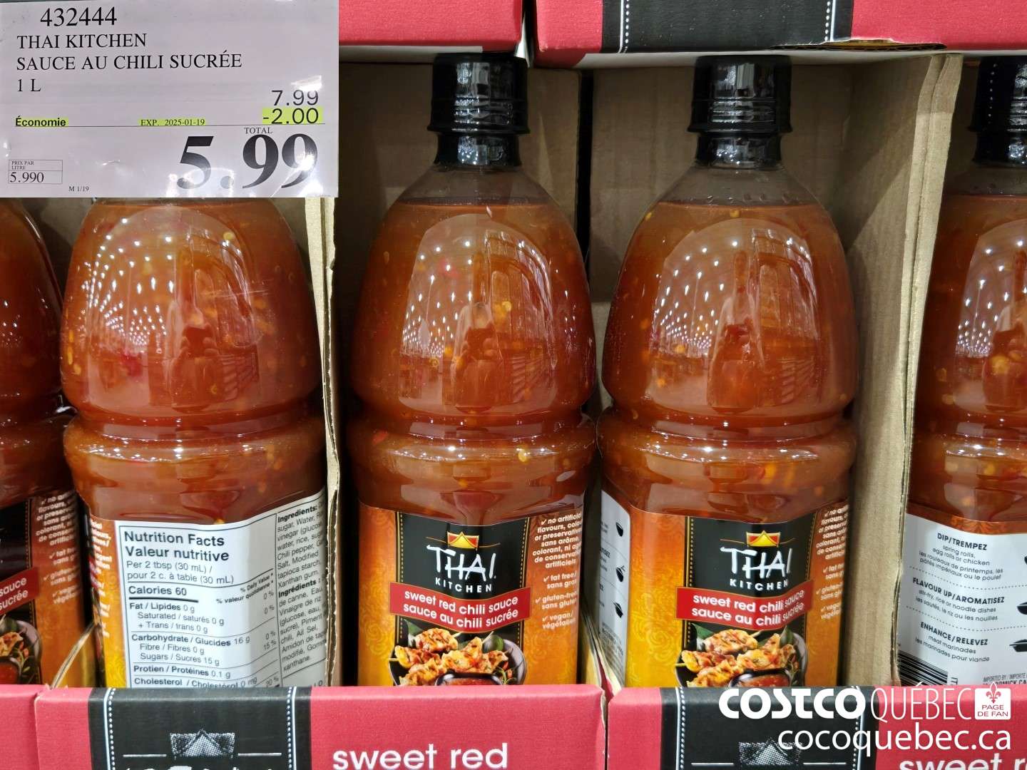 432444 THAI KITCHEN SAUCE AU CHILI SUCREF  ($2.00 INSTANT SAVINGS EXPIRES ON 2025-01-19) $5.99