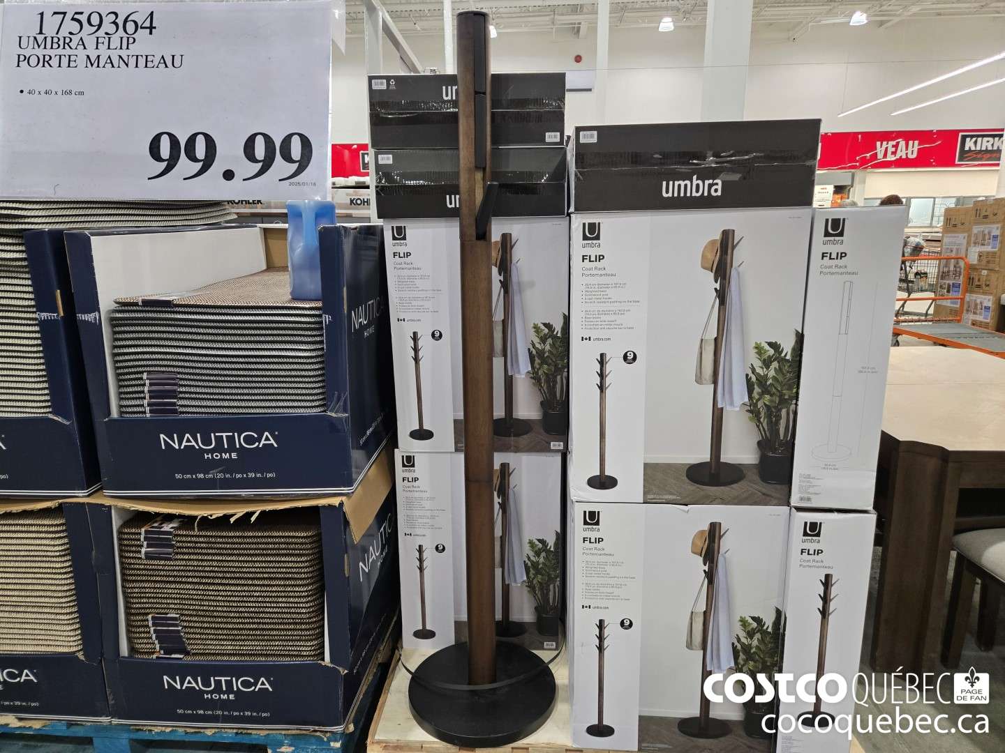 759364 UMBRA FLIP PORTE MANTEAU  $99.99
