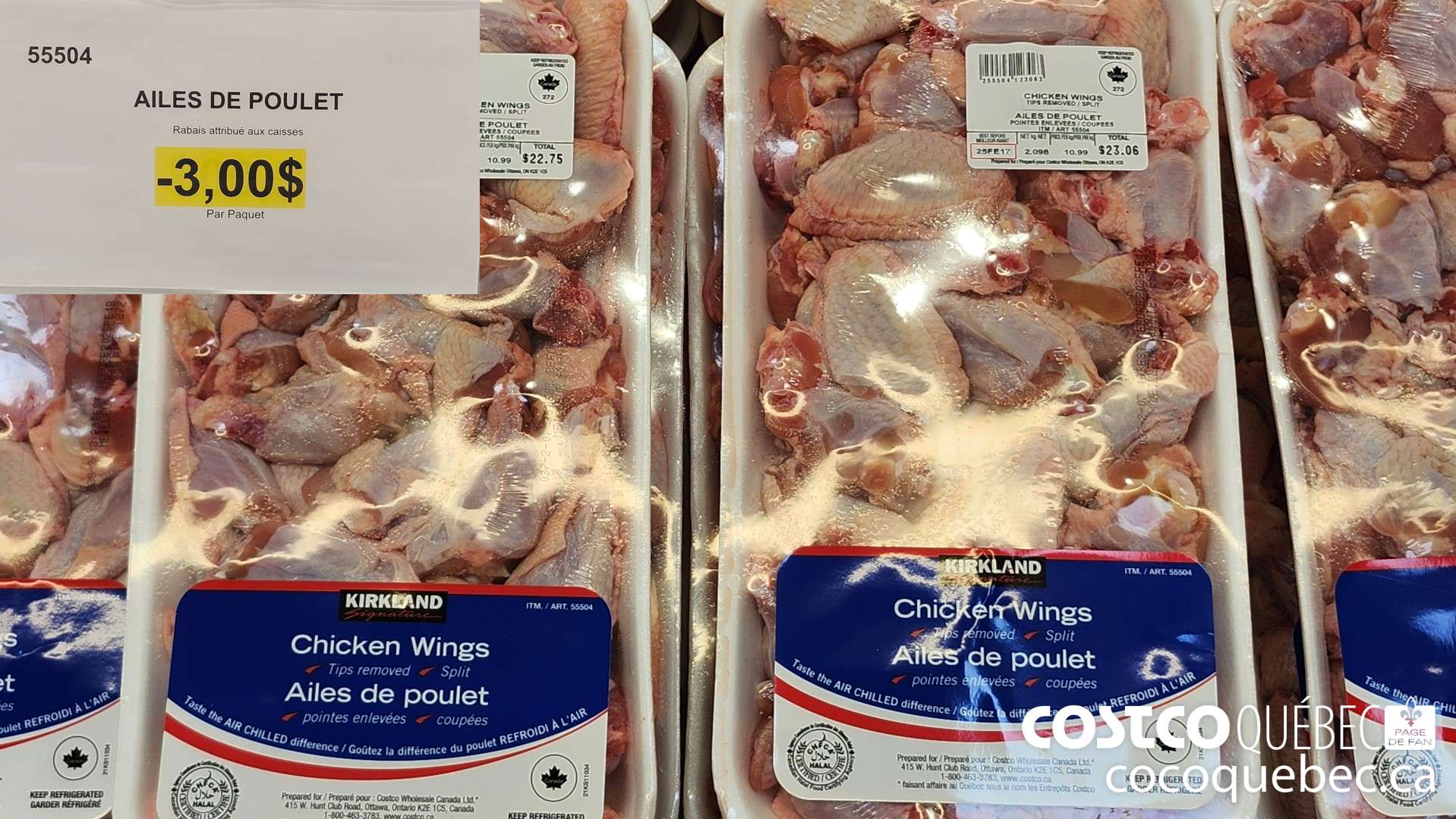 99904 AILES DE POULET  ($3.00 INSTANT SAVINGS)