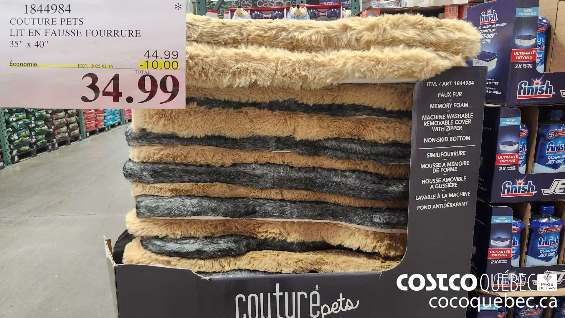 1844984 COUTURE PETS LIT EN FAUSSE FOURRURE 35