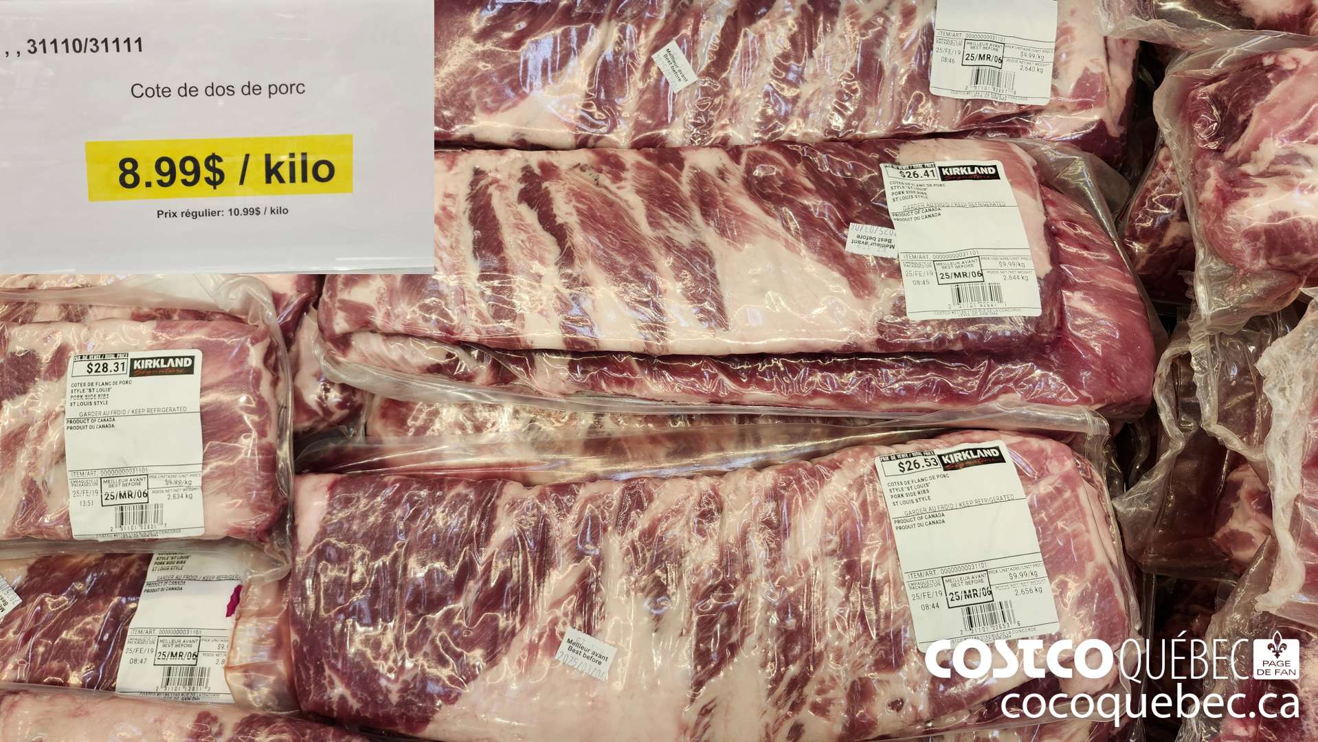 31110 Cote de dos de porc  ($2.00 INSTANT SAVINGS)