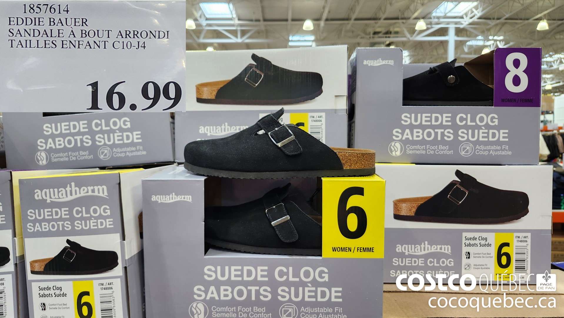 1857614 EDDIE BAUER SANDALE A BOUT ARRONDI TAILLES ENFANT C10-J4  $16.99