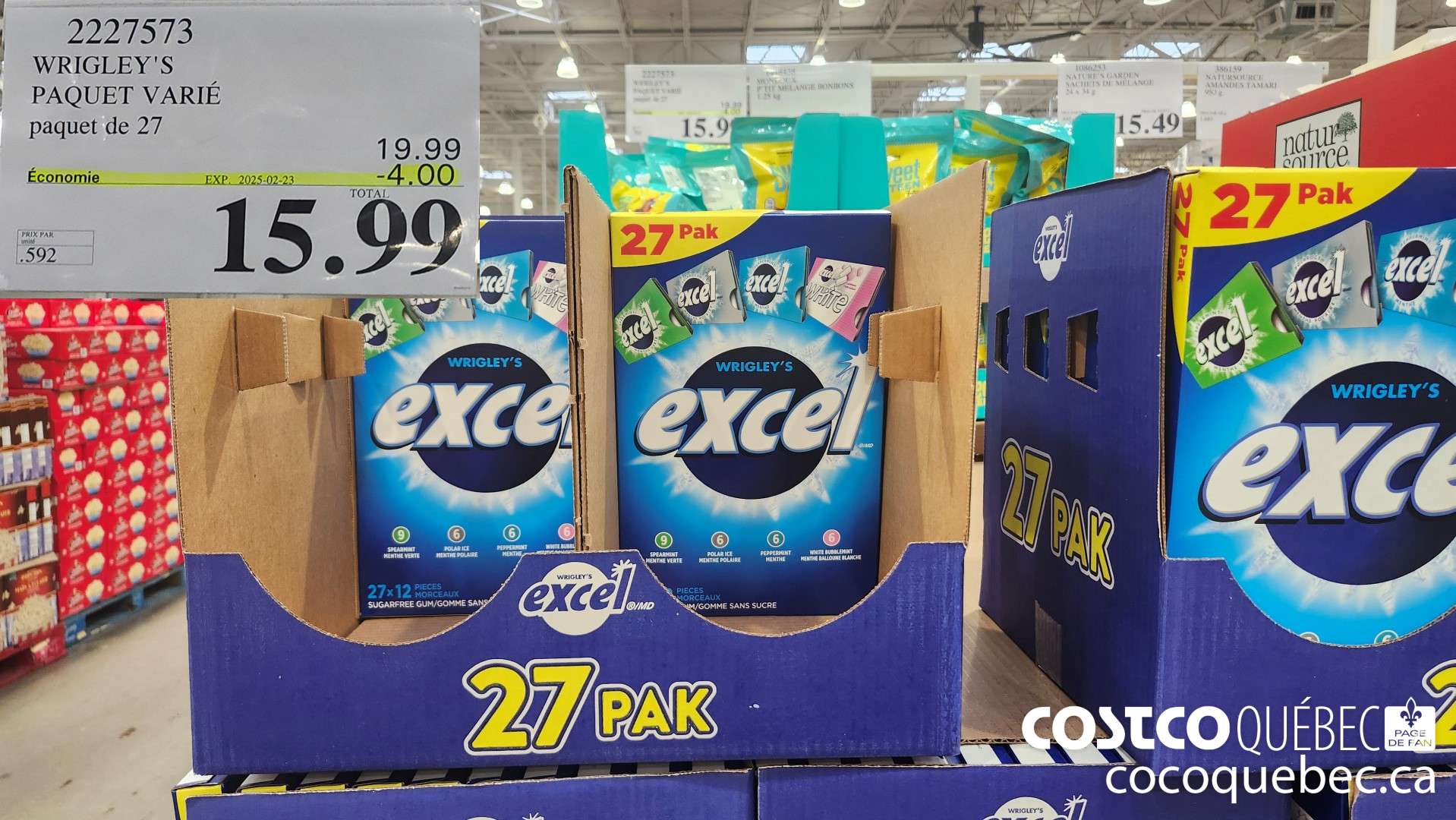 2227573 EXCEL PAQUET VARIE PAQUET DE 27  ($19.99 INSTANT SAVINGS EXPIRES ON 2025-02-23) $15.99