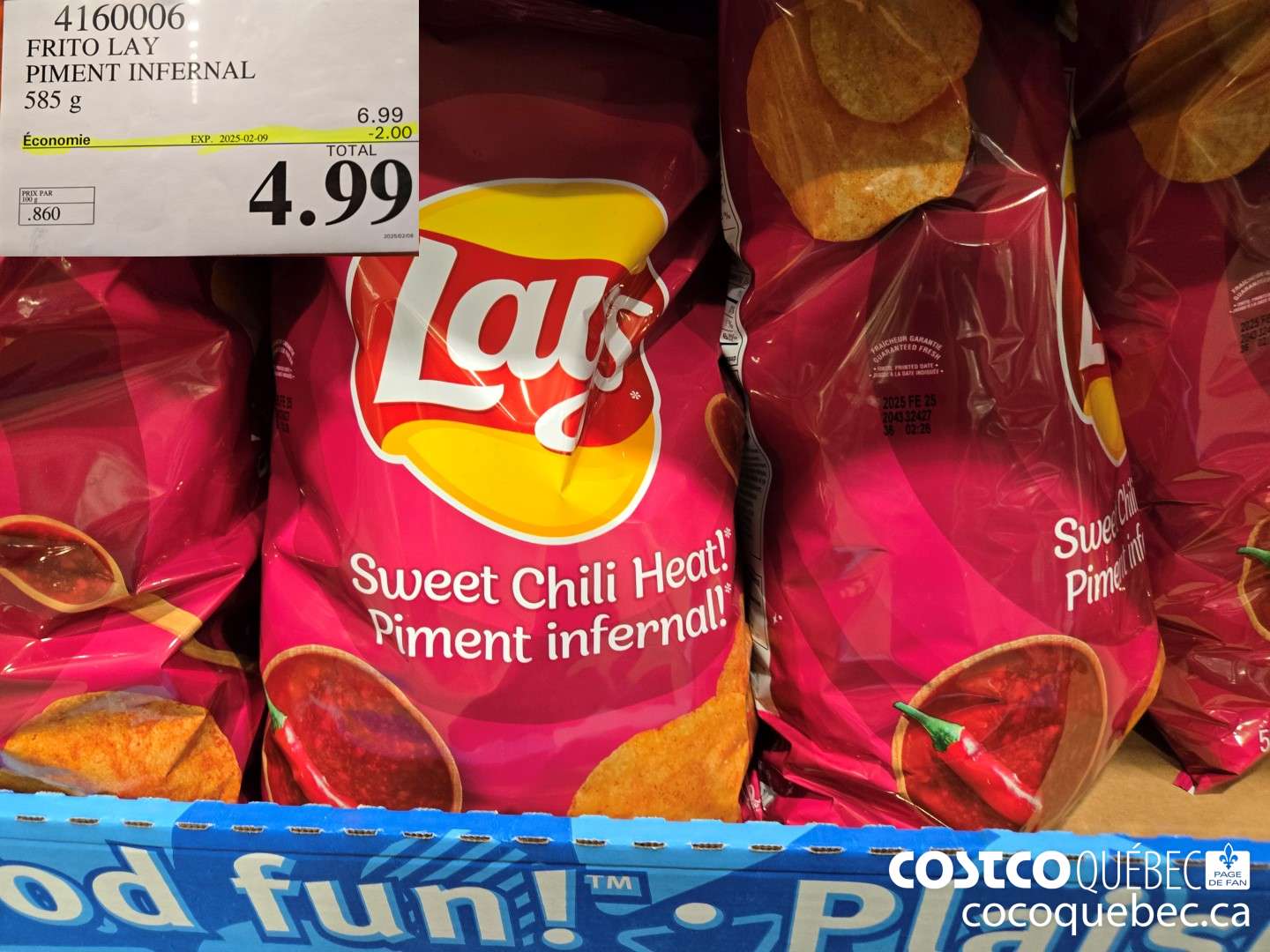 4160006 FRITO LAY PIMENT INFERNAL .860  ($2.00 INSTANT SAVINGS EXPIRES ON 2025-02-09) $4.99