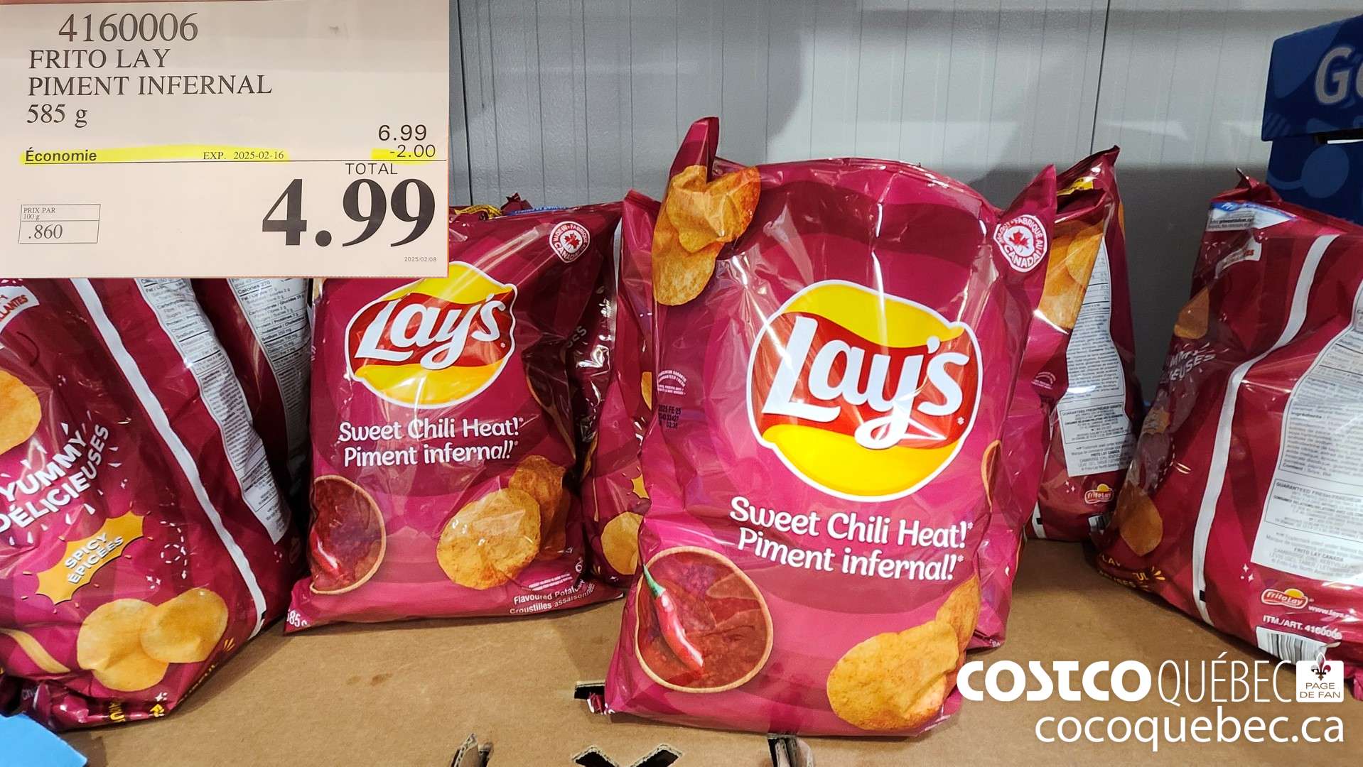 4160006 FRITO LAY PIMENT INFERNAL .860  ($2.00 INSTANT SAVINGS EXPIRES ON 2025-02-16) $4.99