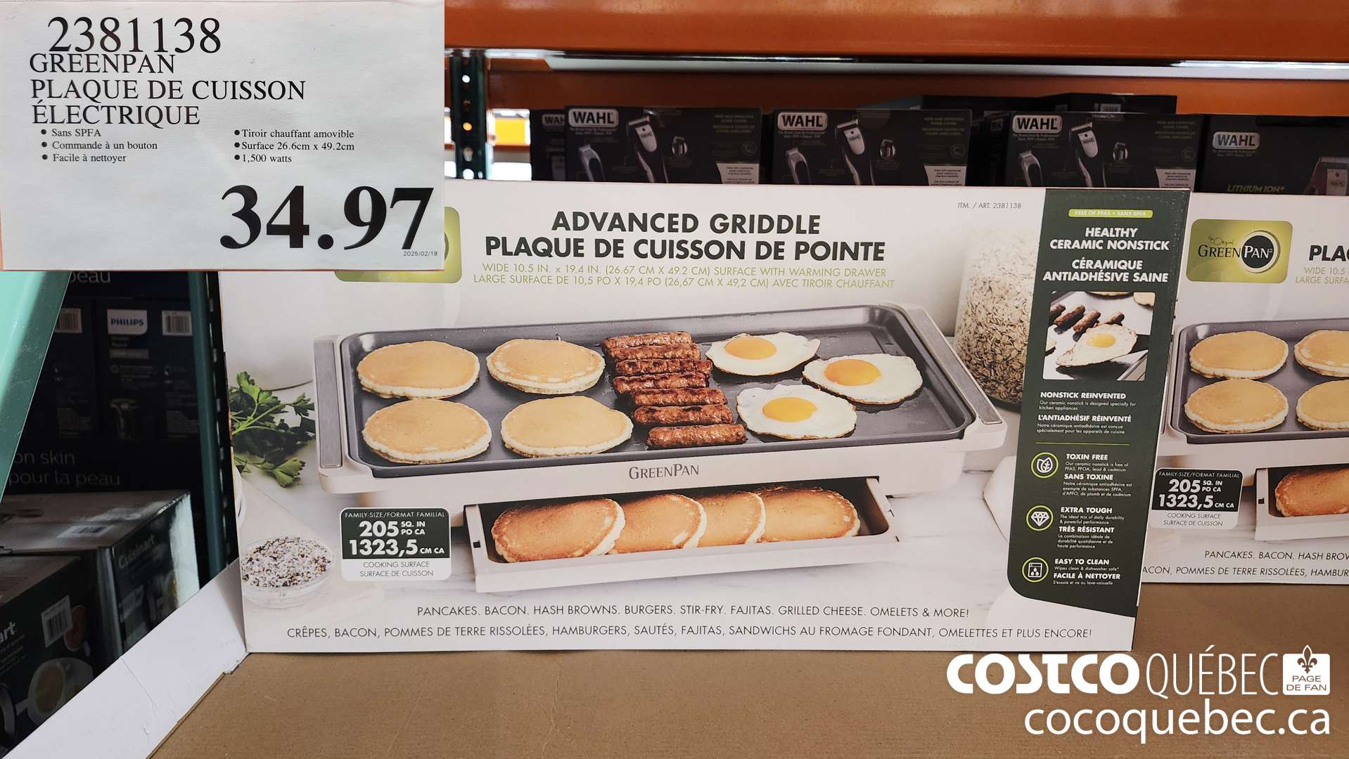 2381138 GREENPAN PLAQUE DE CUISSON ELECTRIQUE  $34.97