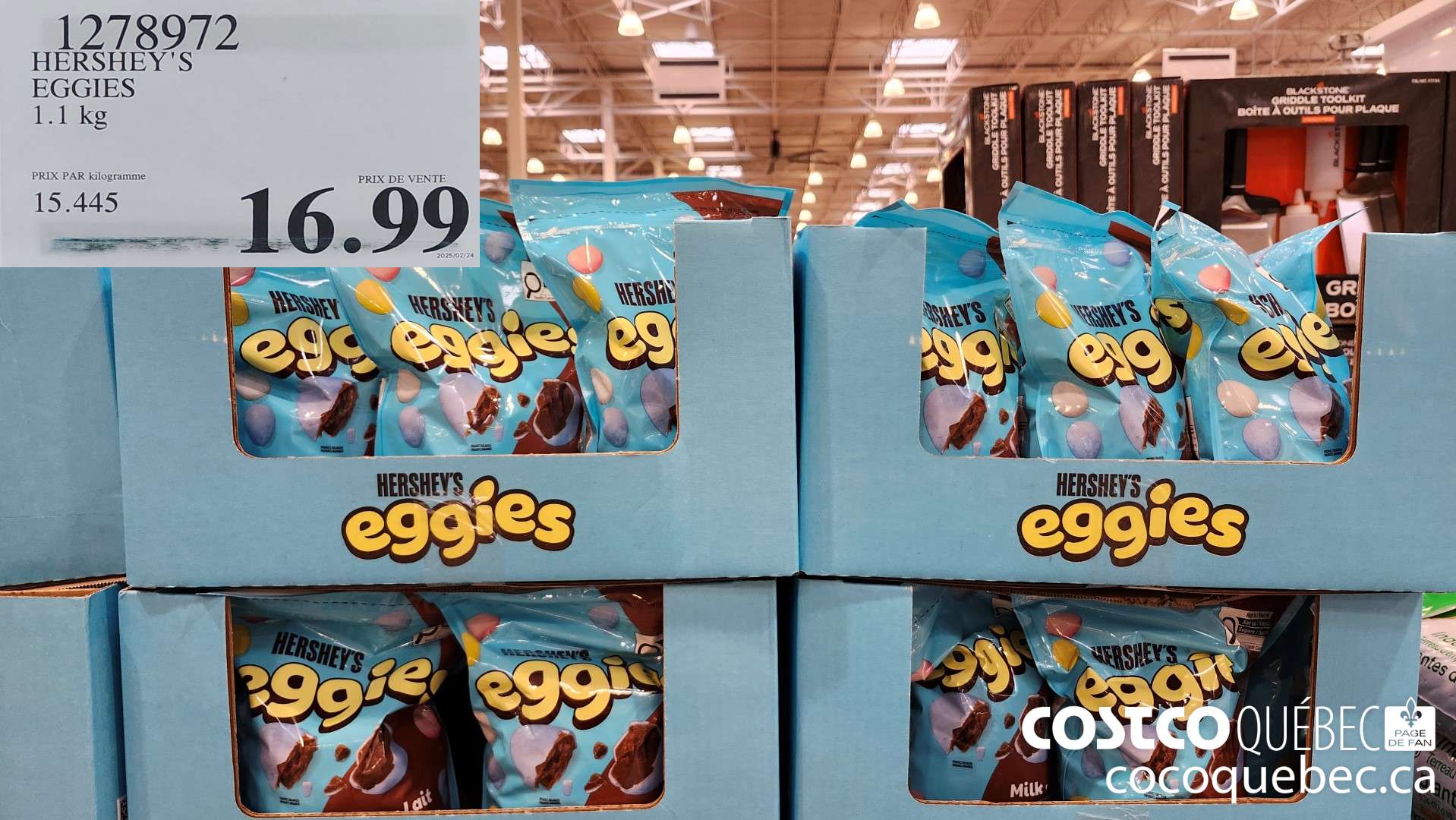 1278972 HERSHEY'S EGGIES $16.99