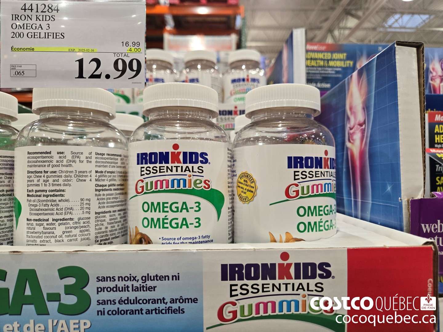 441284 IRON KIDS OMEGA 3 200 GELIFIRS $4.000 OFF (EXPIRES ON 2025-02-09) $12.49
