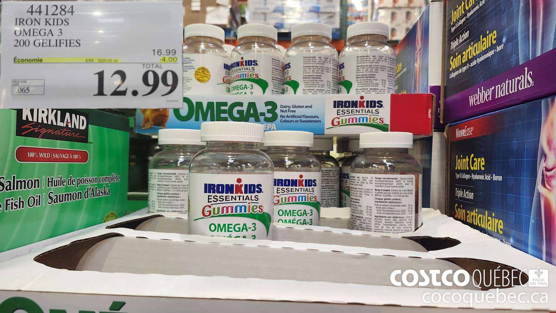 441284 IRON KIDS OMEGA 3 200 GELIFIRS $4.000 OFF ($4.00 INSTANT SAVINGS EXPIRES ON 2025-02-16) $12.99