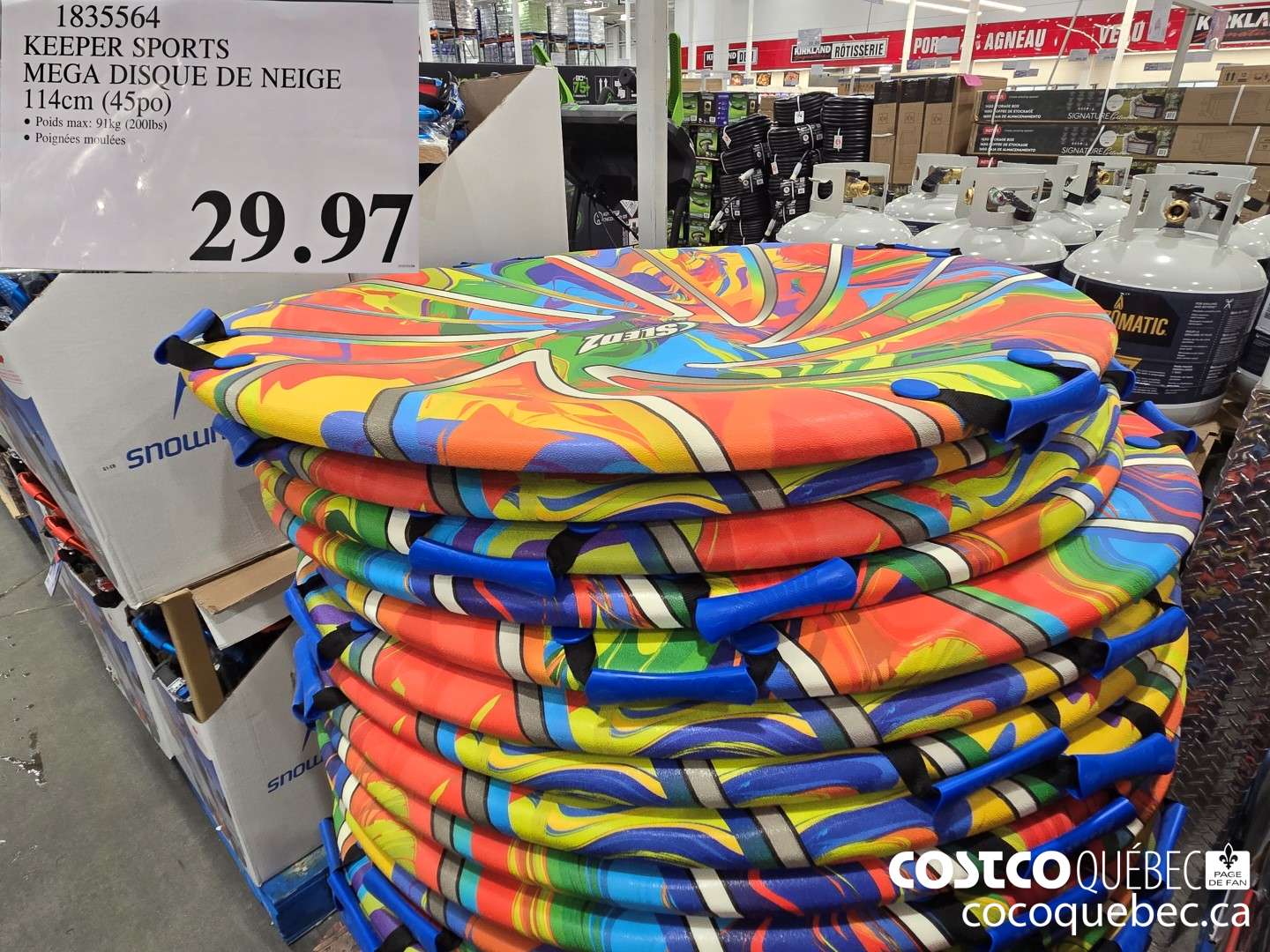 1835564 KEEPER SPORTS MEGA DISQUE DE NEIGE  $29.97