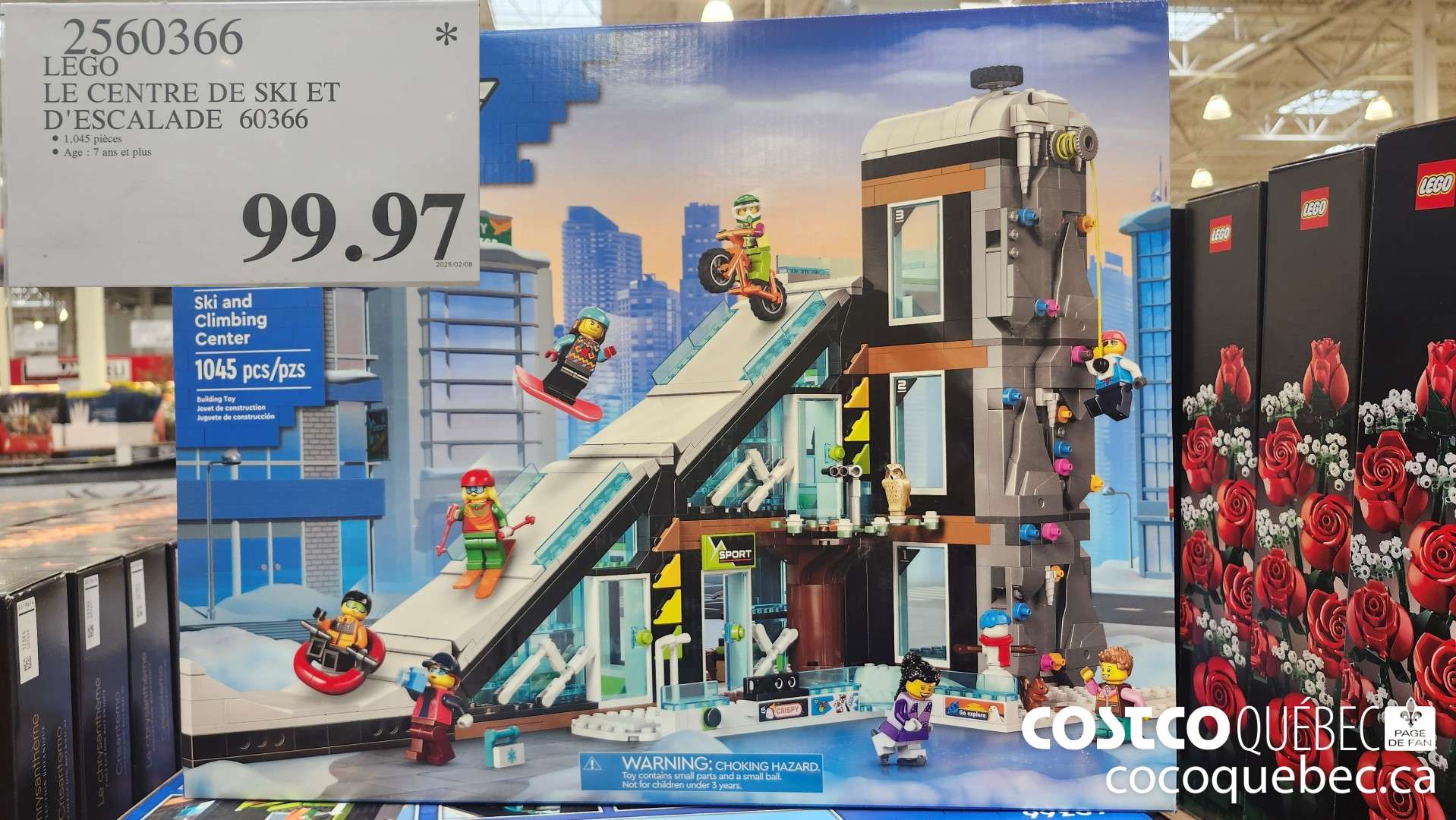 2560366 LEGO LE CENTRE DE SKI ET D'ESCALADE 60366  $99.97