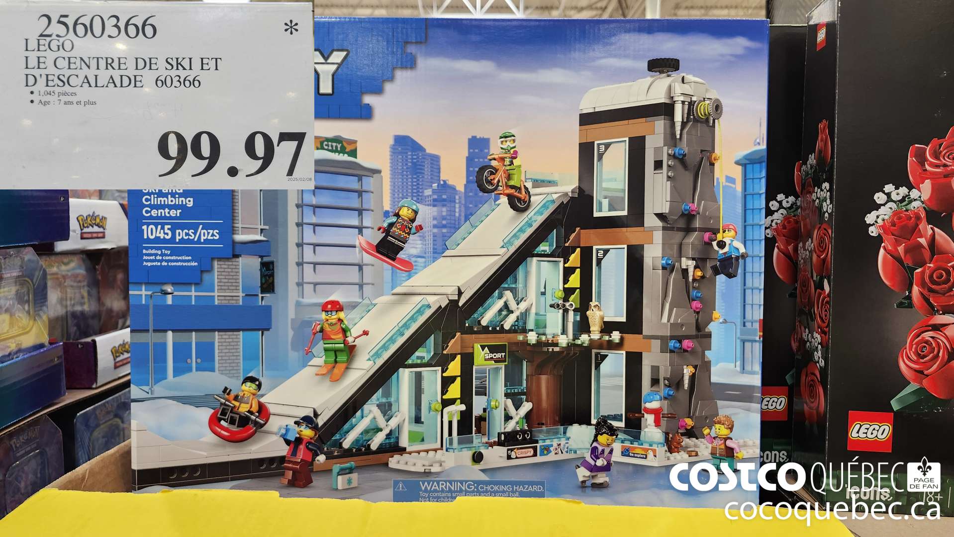 2560366 LEGO LE CENTRE DE SKI ET D'ESCALADE  $99.97