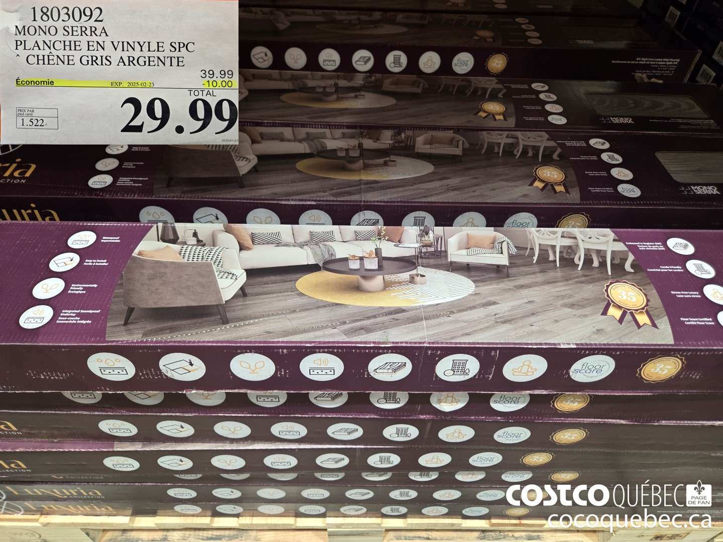 1803092 MONO SERRA PLANCHE EN VINYLE SPC ($10.00 INSTANT SAVINGS EXPIRES ON 2025-02-23) $29.99