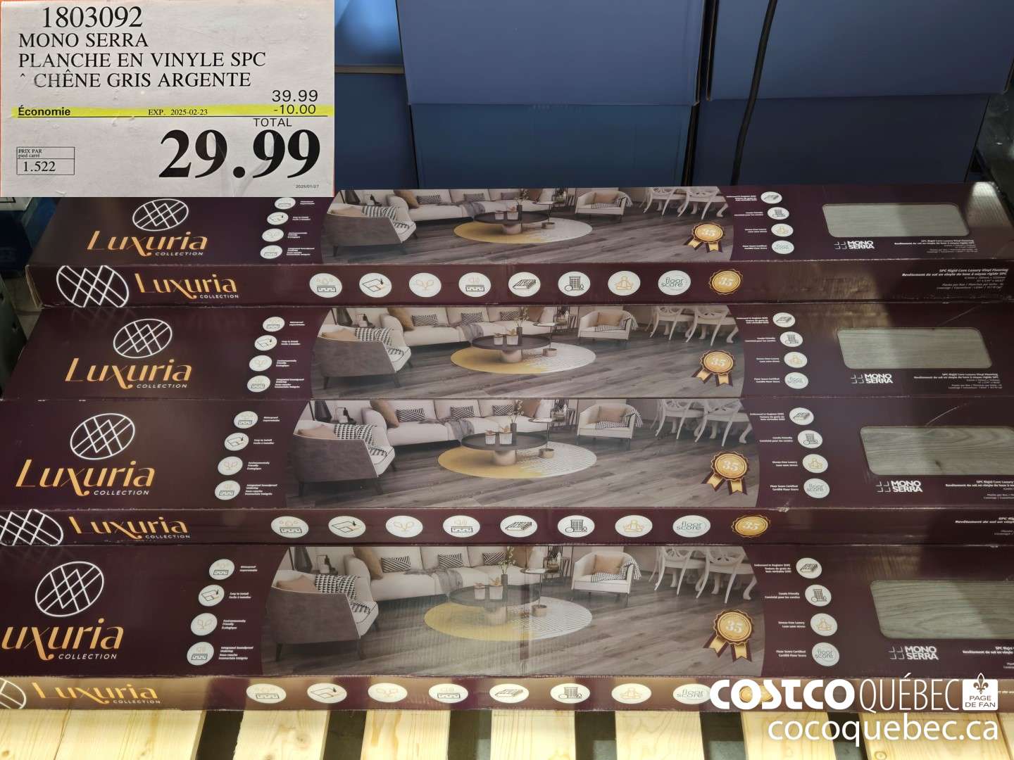 1803092 MONO SERRA PLANCHE EN VINYLE SPC ($10.00 INSTANT SAVINGS EXPIRES ON 2025-02-23) $29.99