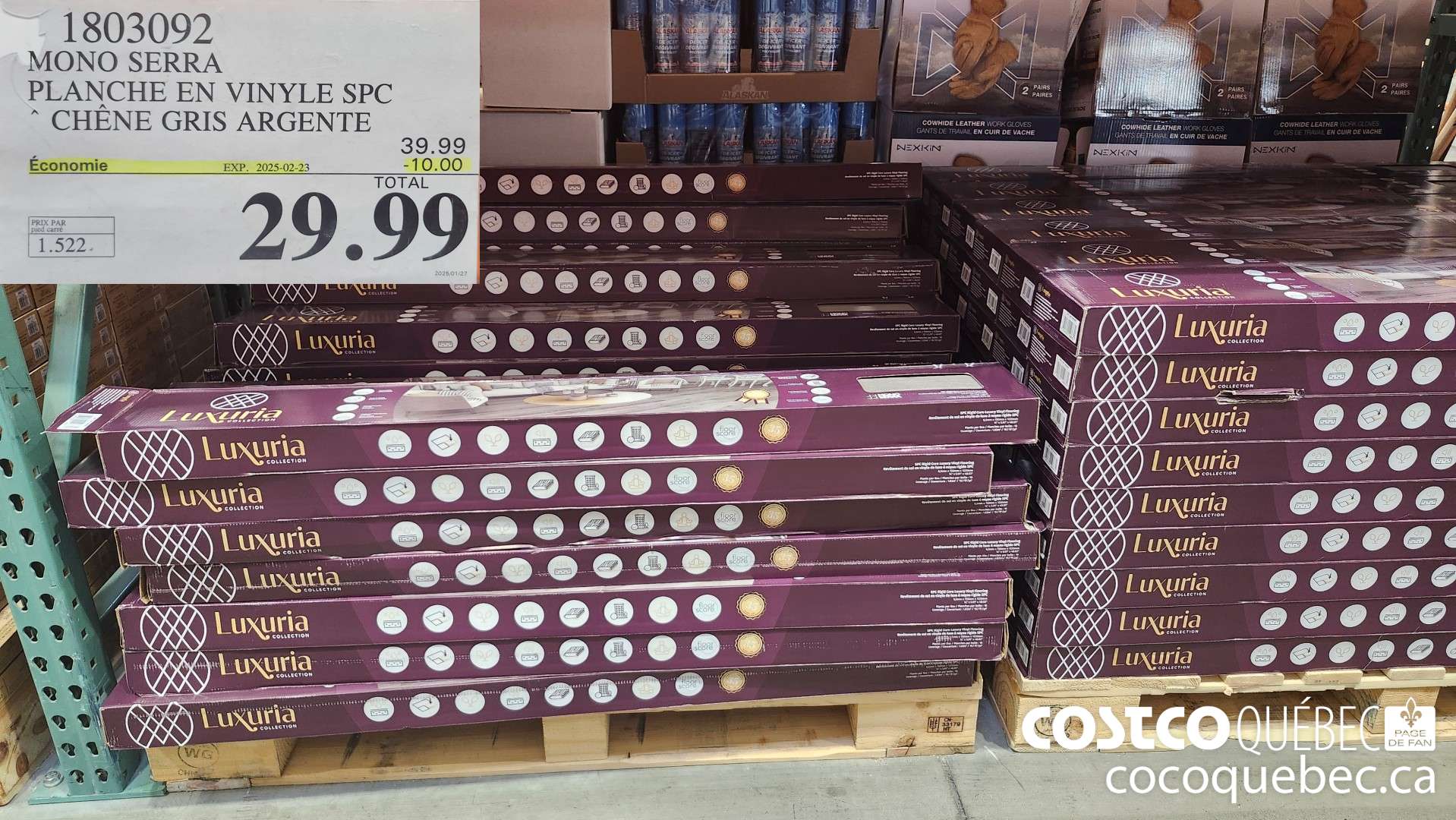 1803092 MONO SERRA PLANCHE EN VINYLE SPC ($10.00 INSTANT SAVINGS EXPIRES ON 2025-02-23) $29.99