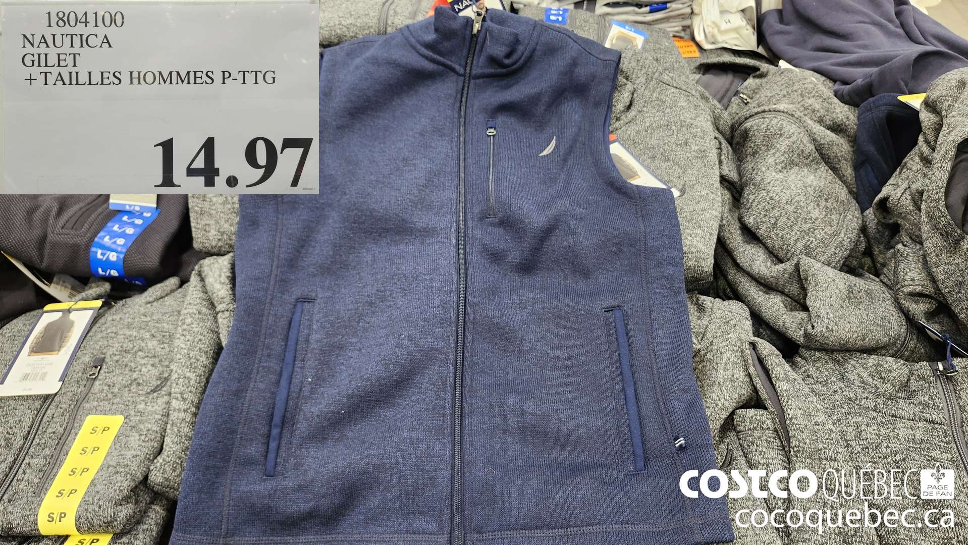 13804100 NAUTICA GILET  $14.97