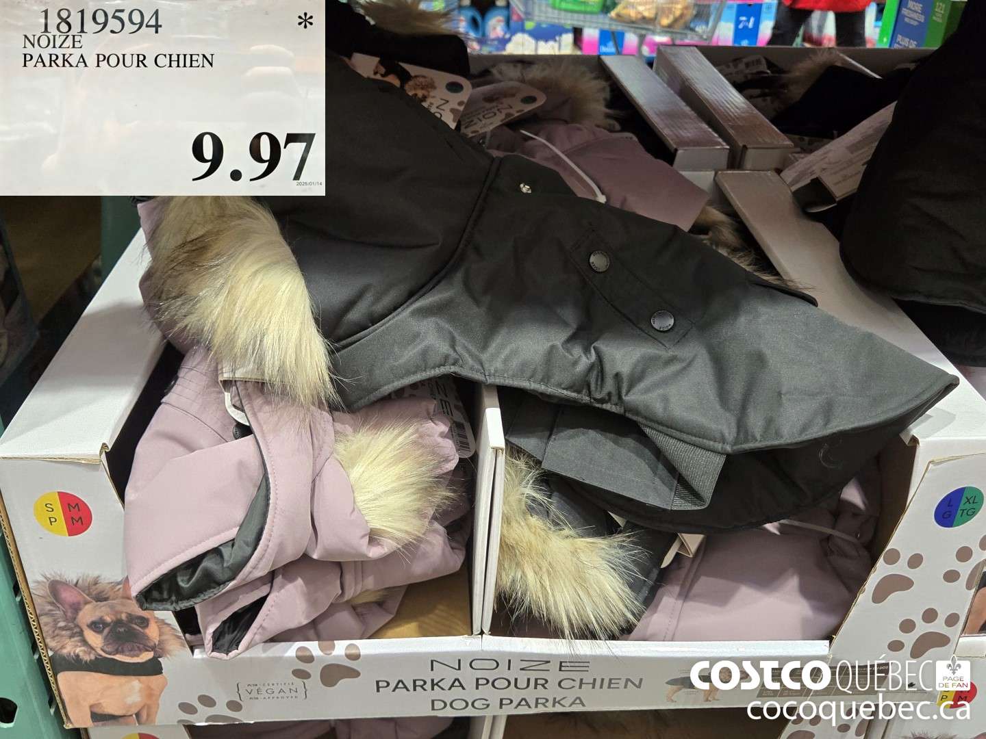 13819594 NOIZE PARKA POUR CHIEN  $9.97