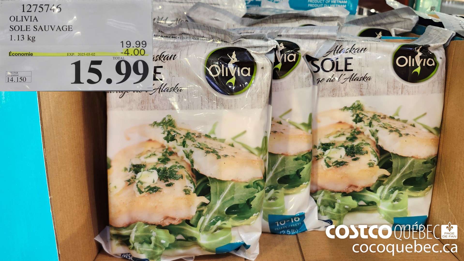 1275746 OLIVIA SOLE SAUVAGE  ($4.00 INSTANT SAVINGS EXPIRES ON 2025-03-02) $15.99