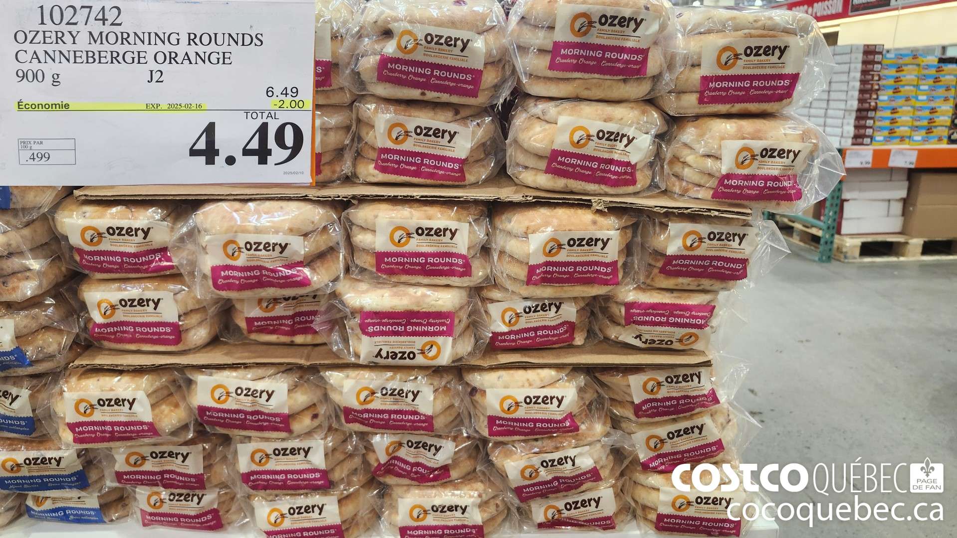 102742 OZERY MORNING ROUNDS CANNEBERGE ORANGE  ($2.00 INSTANT SAVINGS EXPIRES ON 2025-02-16) $4.49