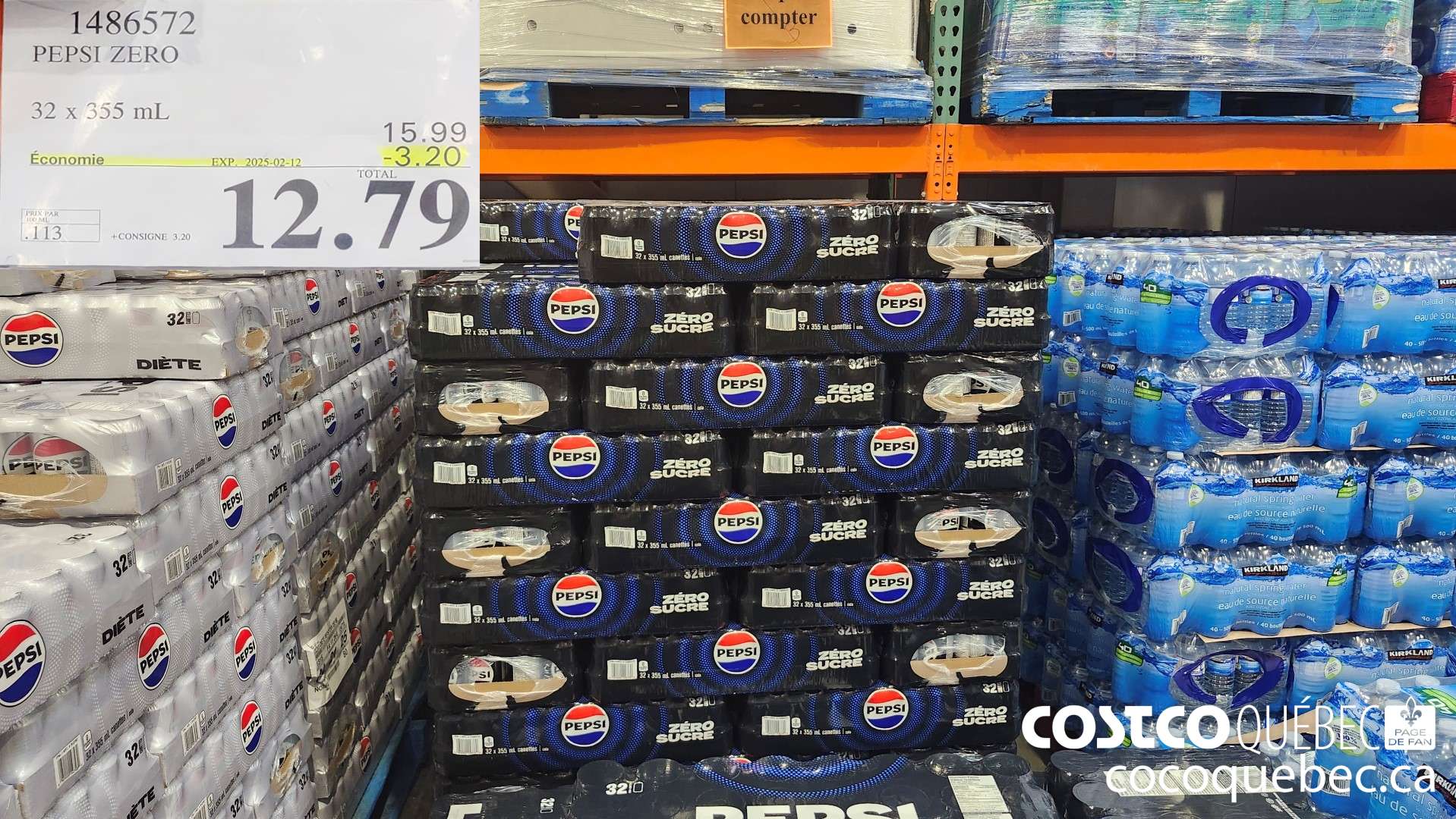 1486572 PEPSI ZERO  ($3.20 INSTANT SAVINGS EXPIRES ON 2025-02-12) $12.79