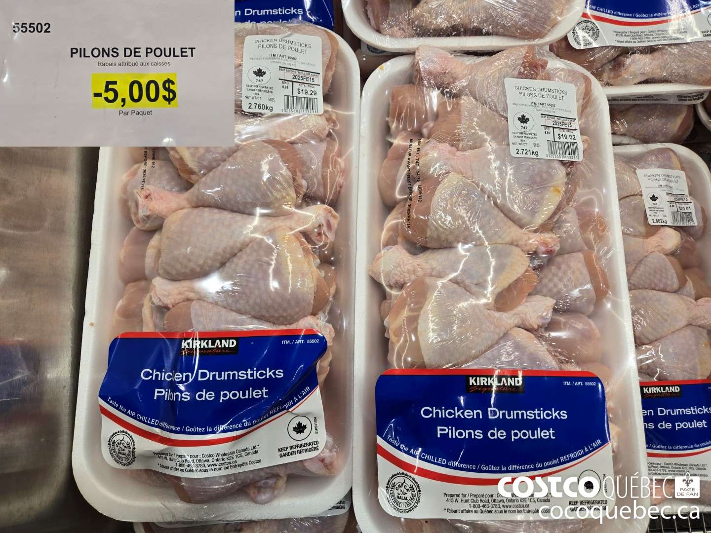 99902 PILONS DE POULET abais attribue aux caisses Par Paquet  ($5.00 INSTANT SAVINGS)