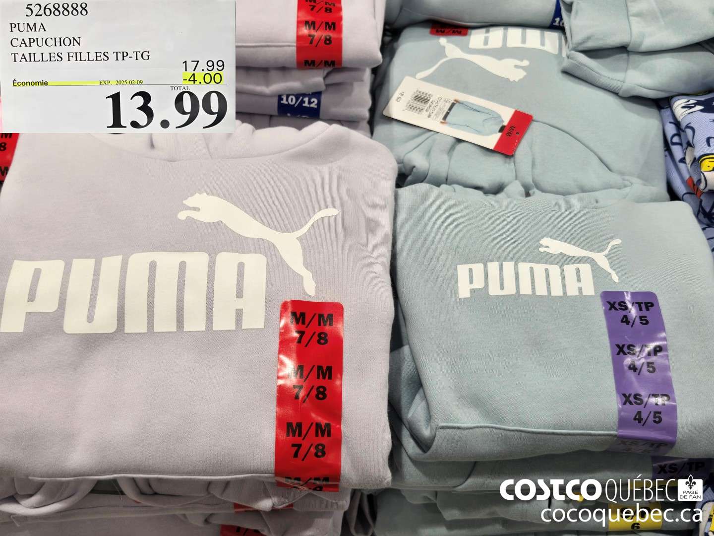 5268888 PUMA CAPUCHON  ($4.00 INSTANT SAVINGS EXPIRES ON 2025-02-09) $13.99