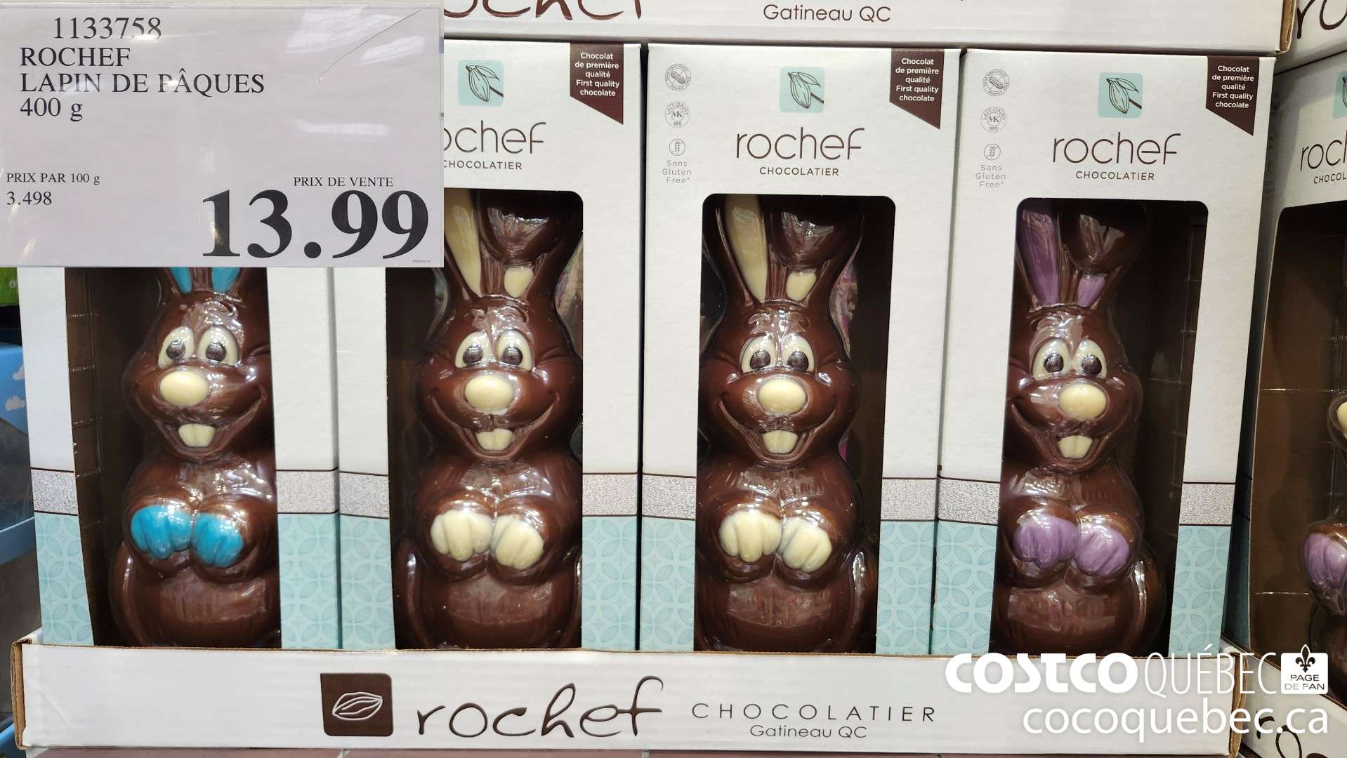 1133758 ROCHEF LAPIN DE PAQUES  $13.99