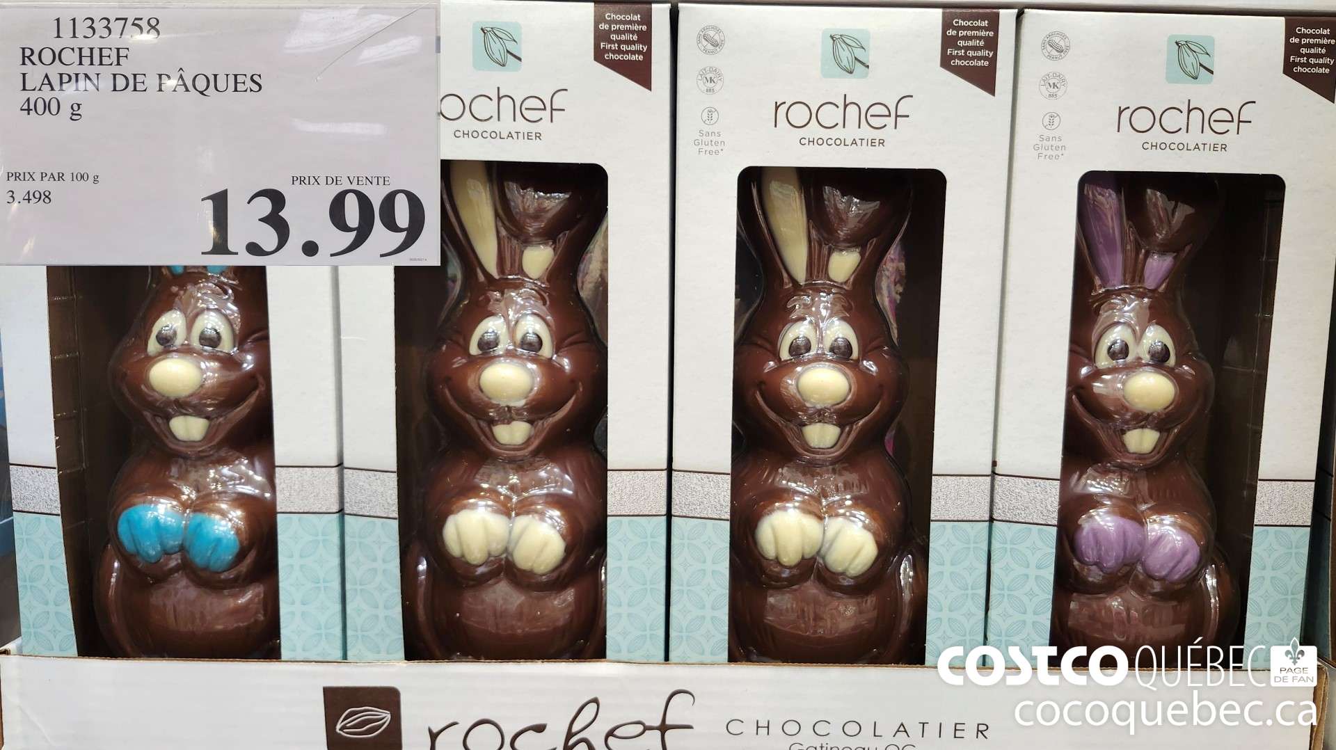 1133758 ROCHEF LAPIN DE PAQUES  $13.99