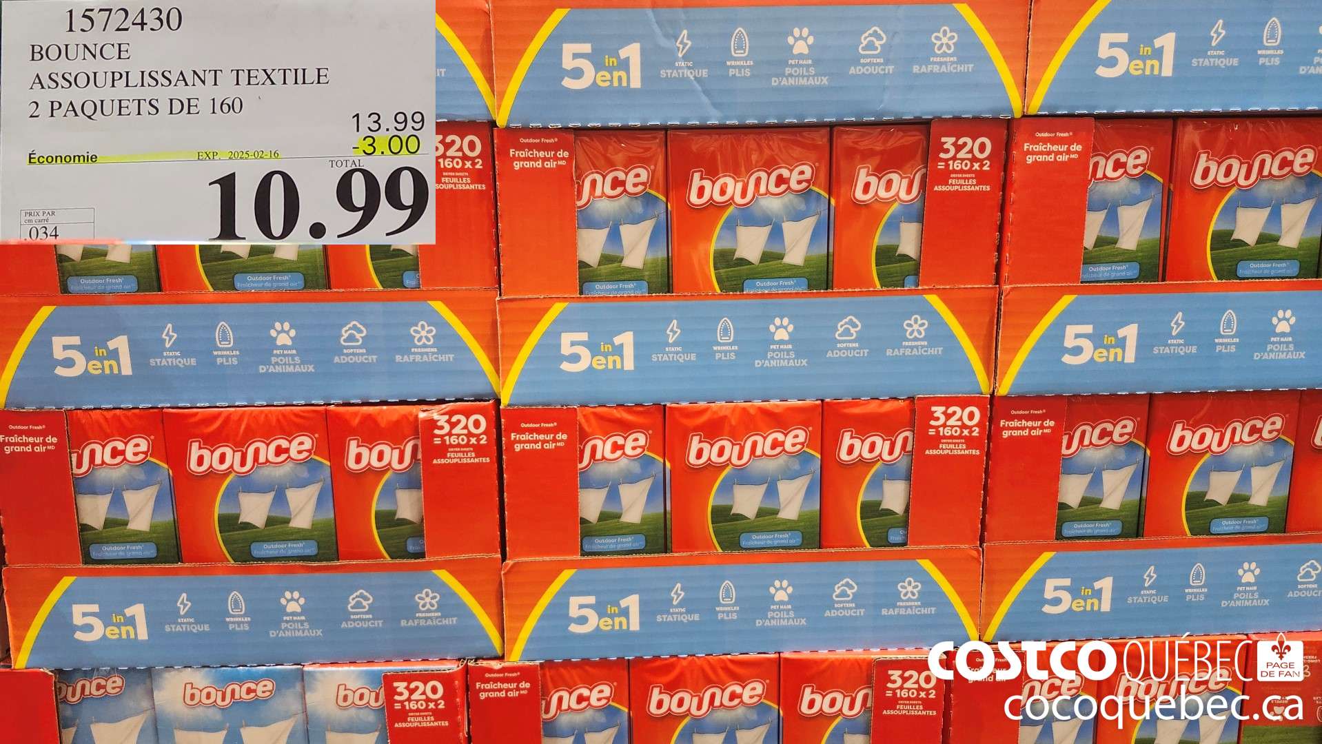 1572430 Roma TEXTILE 2 PAQUET DE 160 ($3.00 INSTANT SAVINGS EXPIRES ON 2025-02-16) $10.99