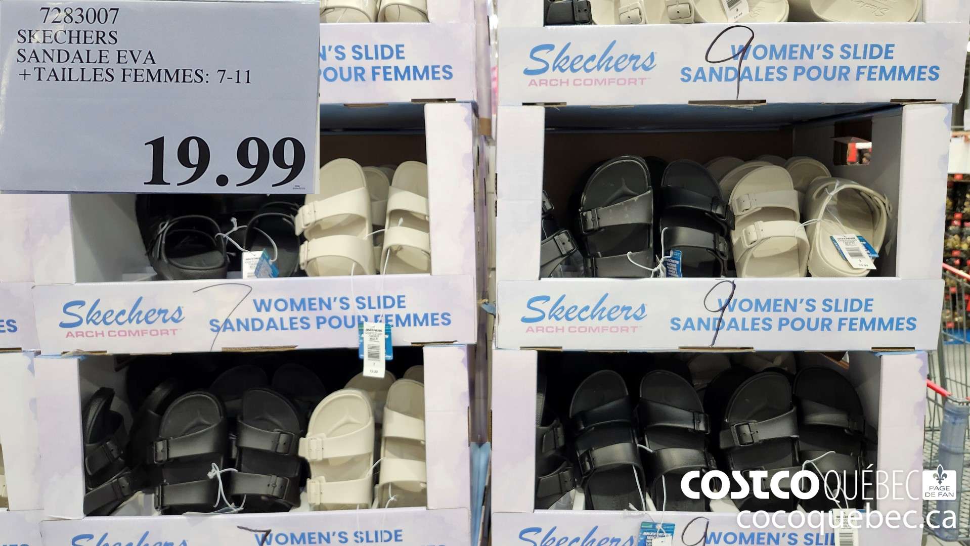 283007 SE ECHERS SANDALE EVA + TAILLES FEMMES: 7-11  $19.99