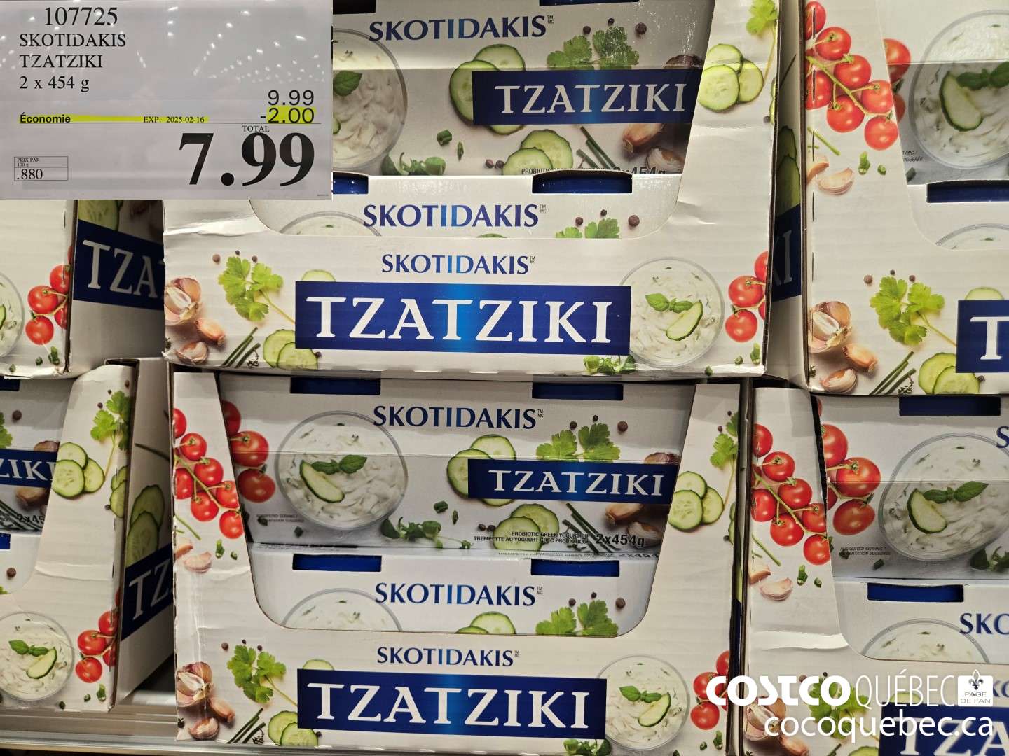 107725 SKOTIDAKIS TZATZIKI ($2.00 INSTANT SAVINGS EXPIRES ON 2025-02-16) $7.99