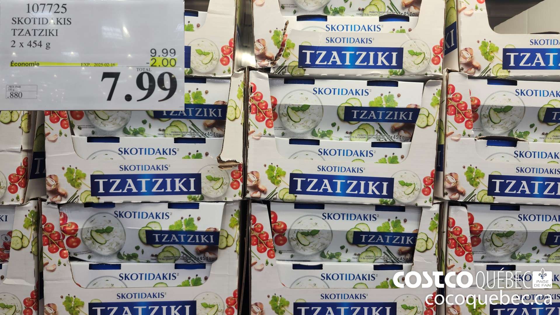 107725 SKOTIDAKIS TZATZIKI ($2.00 INSTANT SAVINGS EXPIRES ON 2025-02-16) $7.99