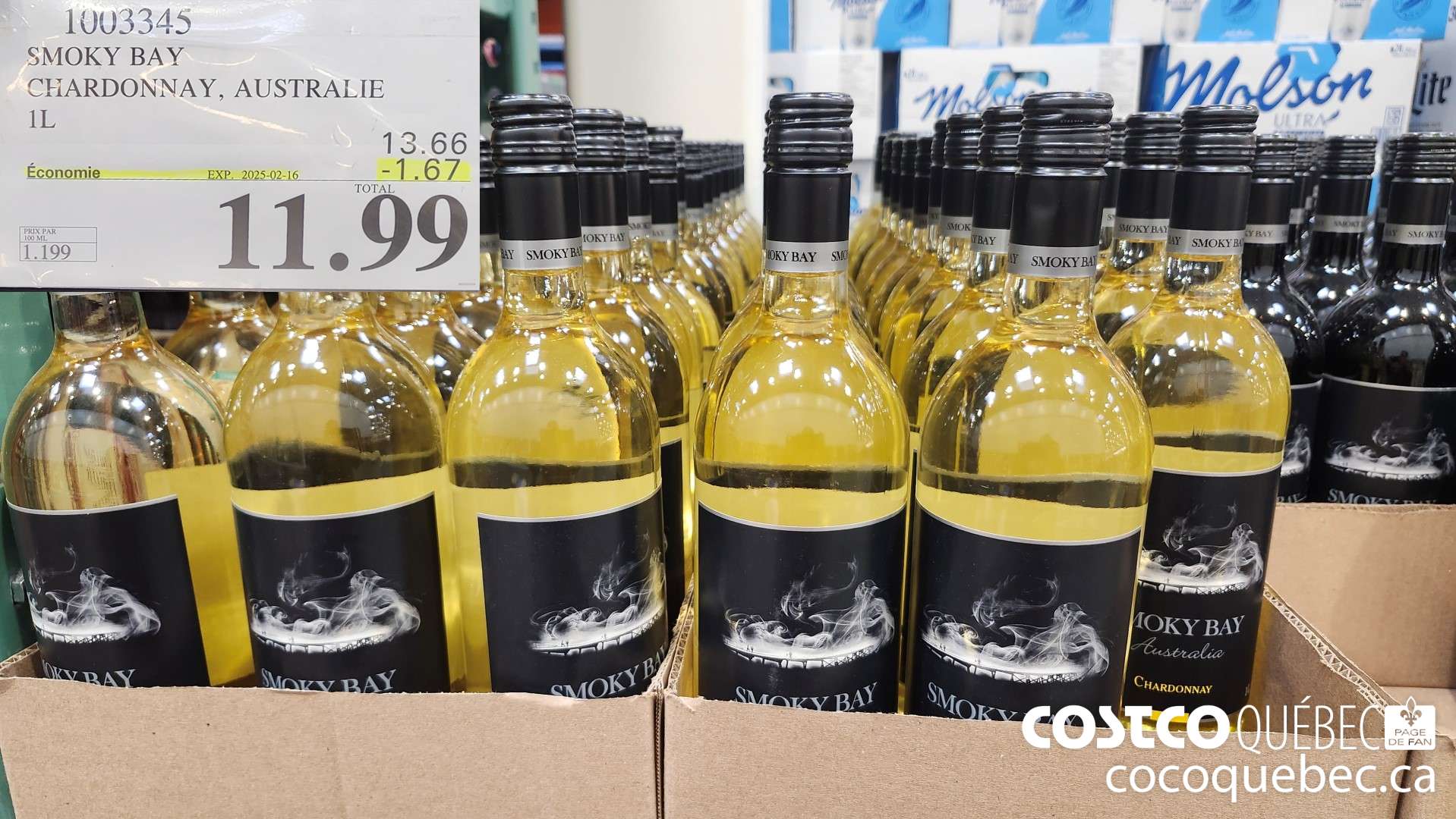 1003345 SMOKY BAY a BLANC PRIX PAR 100 ML PRIX DE VENTE $1.67OFF ($1.67 INSTANT SAVINGS EXPIRES ON 2025-02-16) $11.99