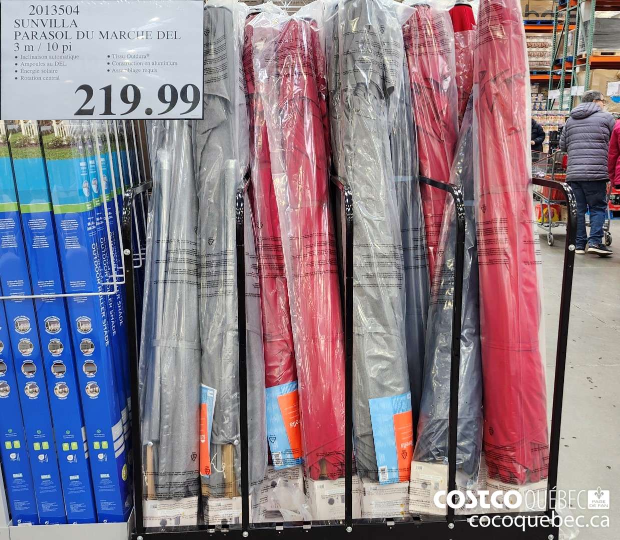 2013504 SUNVILLA PARASOL DU MARCHE DEL  $219.99