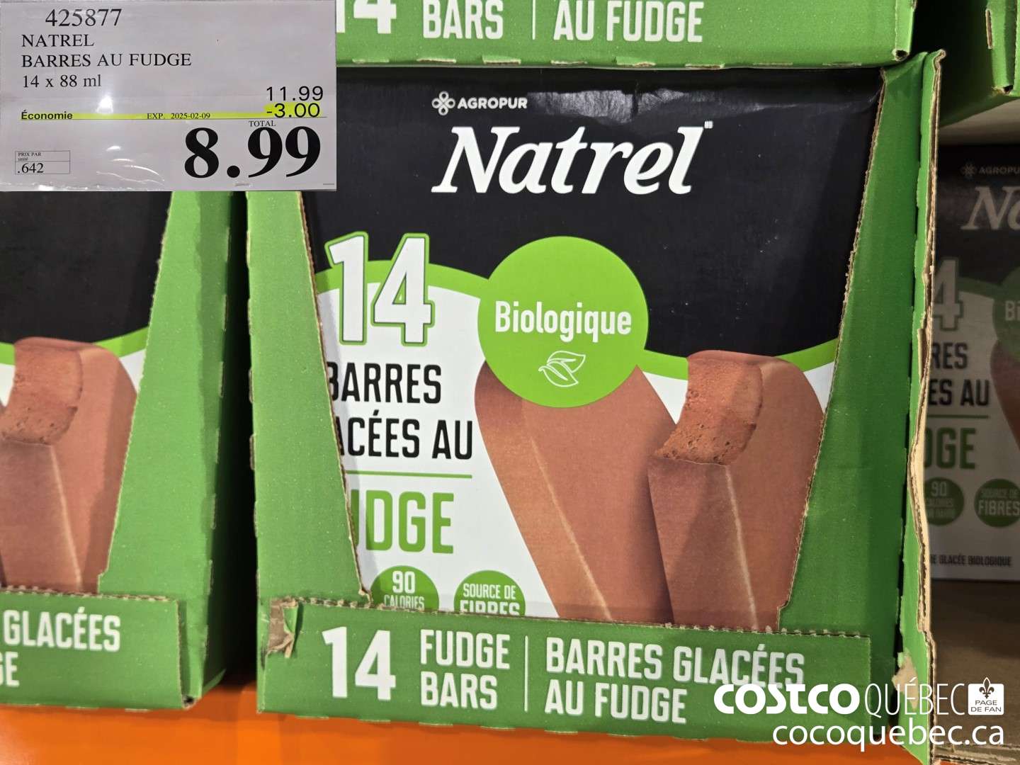 425877 TRADITIONS BARRES AU FUDGE 14 x 88 ml  ($3.00 INSTANT SAVINGS EXPIRES ON 2025-02-16) $8.99