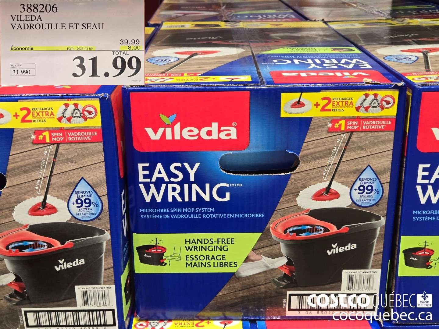 388206 VILEDA VADROUILLE ET SEAU  ($8.00 INSTANT SAVINGS EXPIRES ON 2025-02-09) $39.99