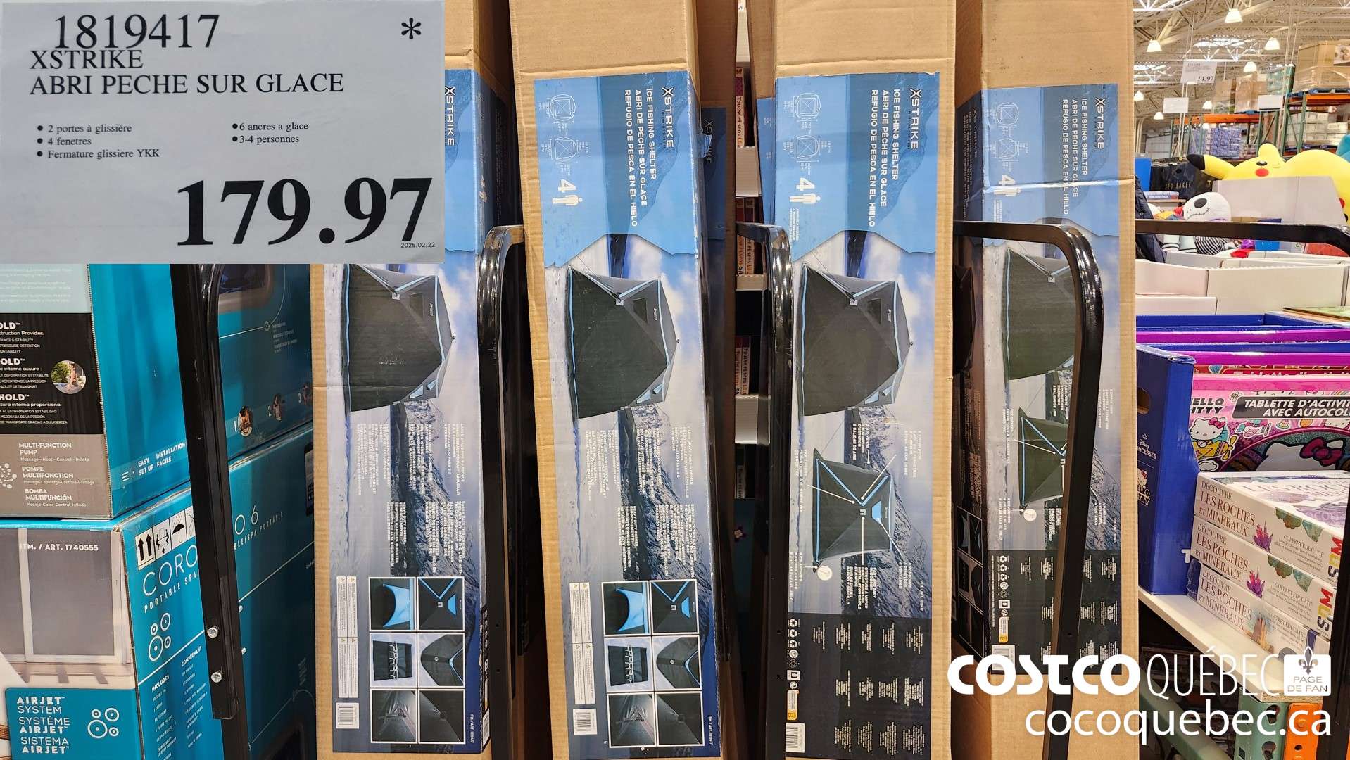 1819417 XSTRIKE ABRI PECHE SUR GLACE  $179.97
