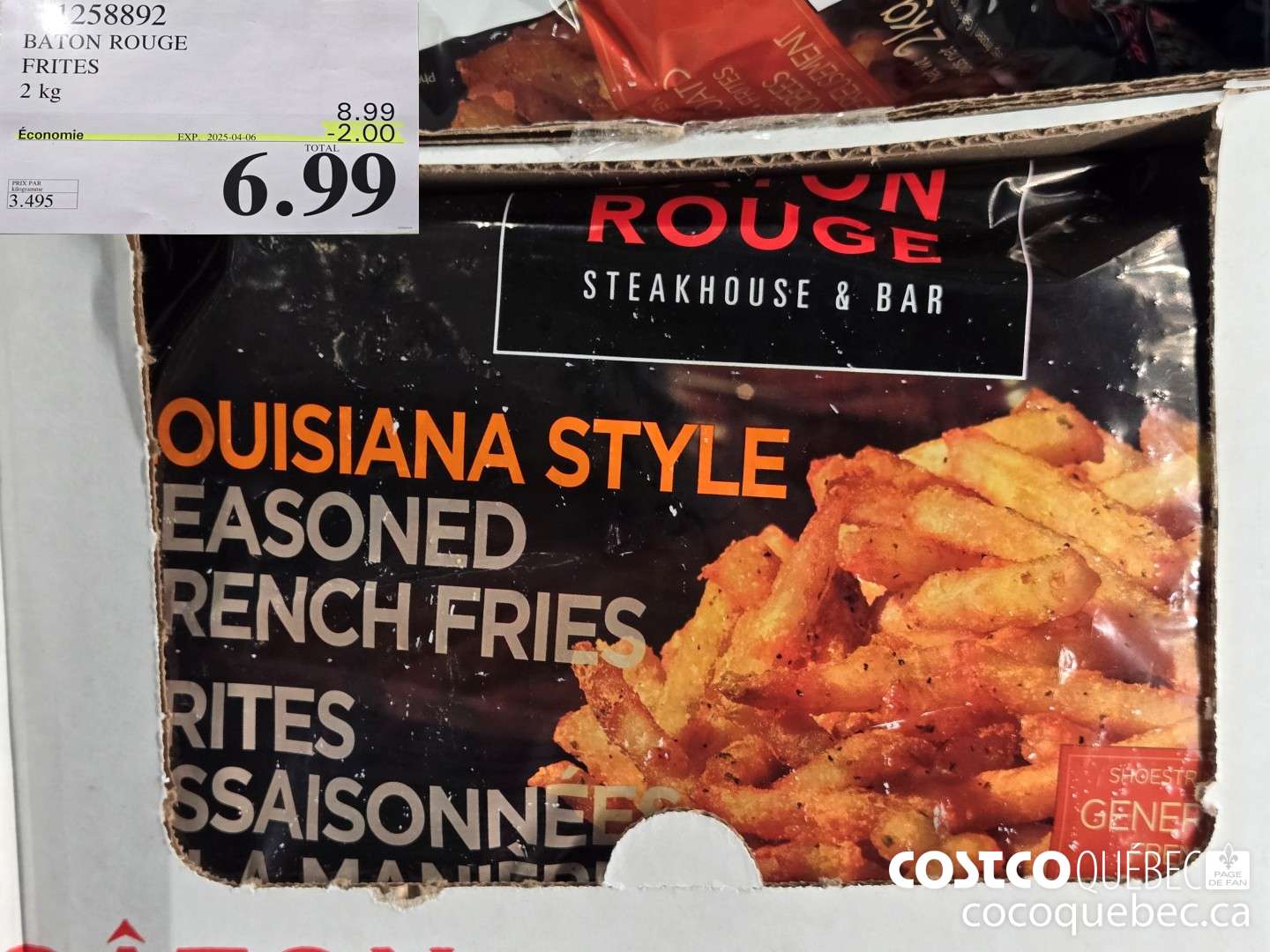 1258892 BATON ROUGE FRITES  ($2.00 INSTANT SAVINGS EXPIRES ON 2025-04-13) $6.99
