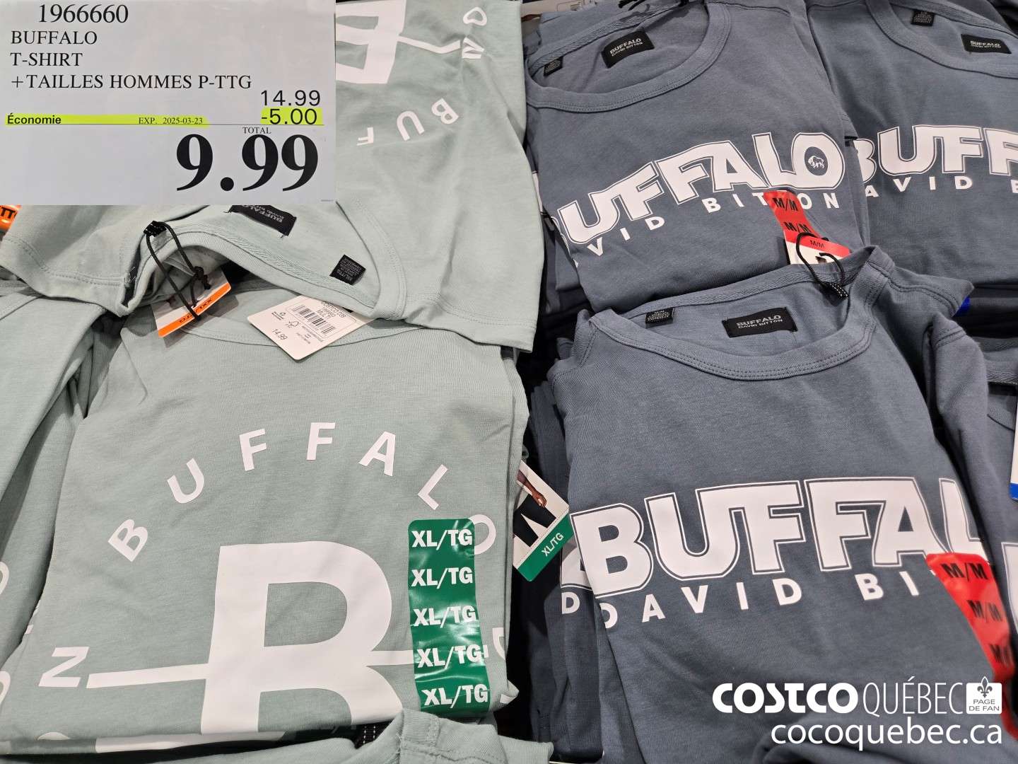 1966660 BUFFALO T-SHIRT ($5.00 INSTANT SAVINGS EXPIRES ON 2025-03-23) $14.99