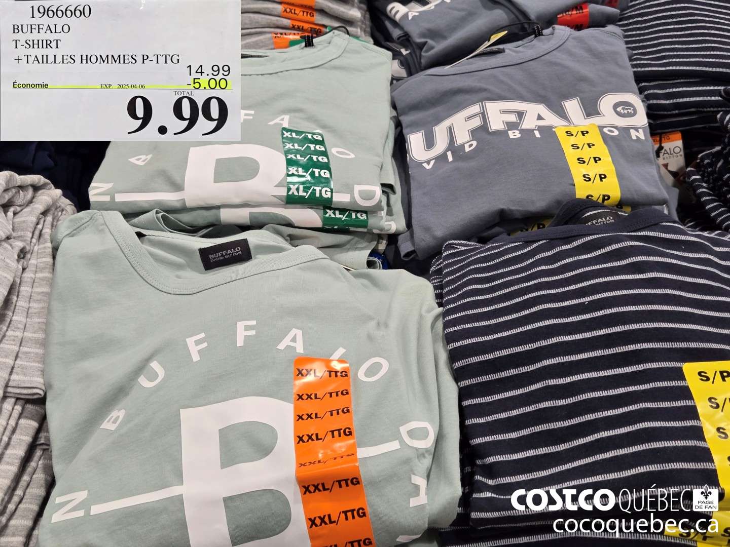 1966660 BUFFALO T-SHIRT ($5.00 INSTANT SAVINGS EXPIRES ON 2025-04-06) $14.99