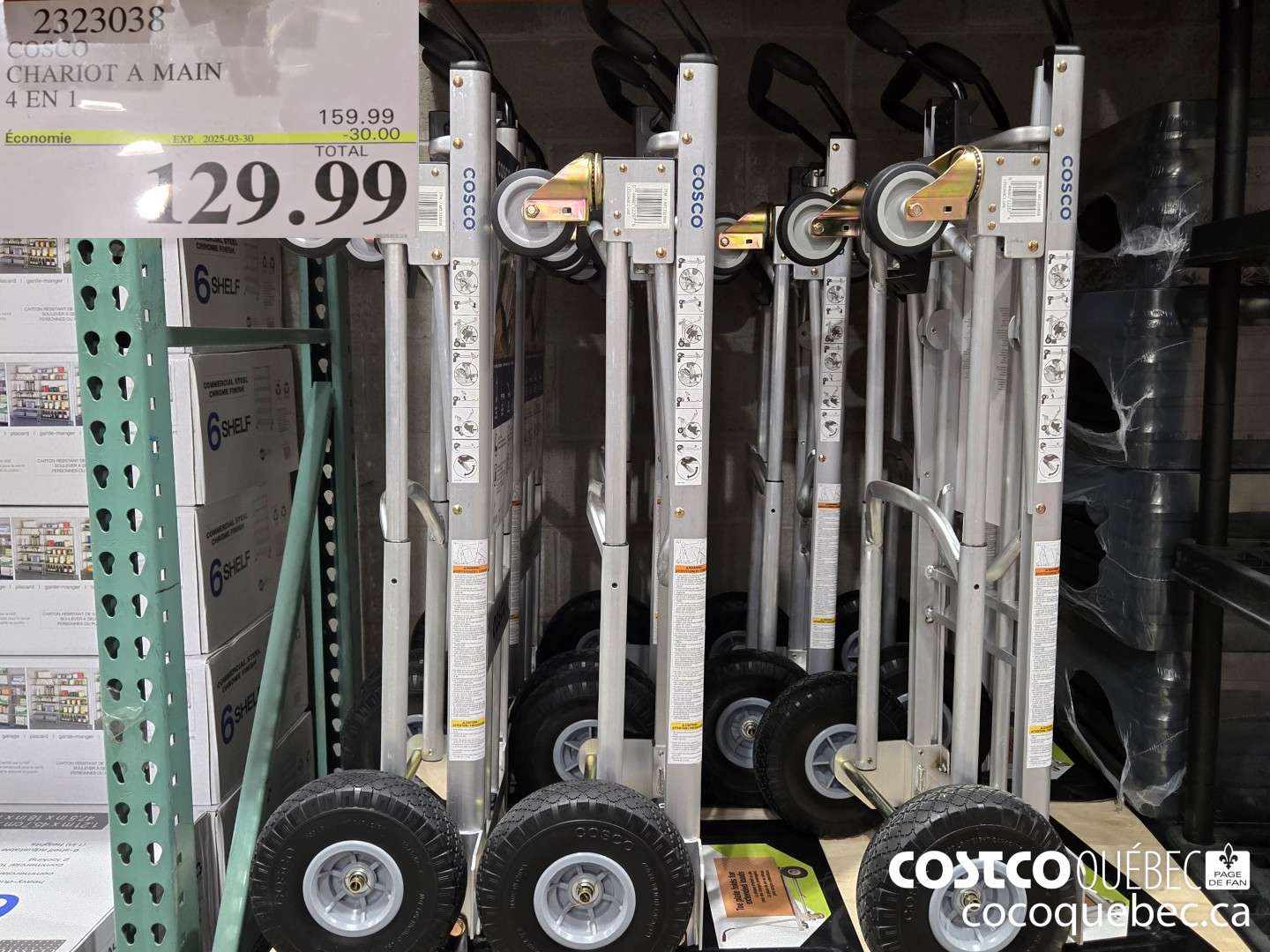 2323038 COSCO CHARIOT A MAIN 4 EN 1  ($30.00 INSTANT SAVINGS EXPIRES ON 2025-03-30) $129.99