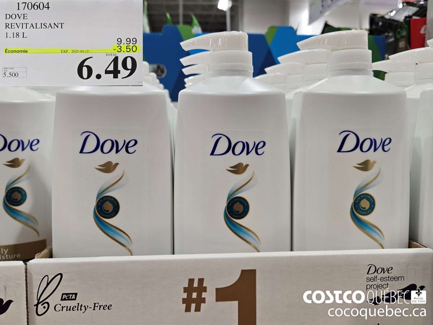 170604 DOVE REVITALISANT 1.18 L  ($3.50 INSTANT SAVINGS EXPIRES ON 2025-04-13) $6.99